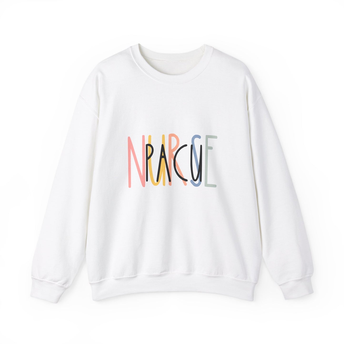 Unisex Crewneck Sweatshirt with 'NURSE' Design - Cozy Gift for Healthcare Heroes