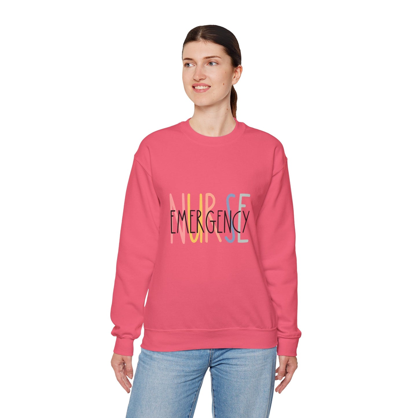 Nurse Emergency Crewneck Sweatshirt - Unisex Heavy Blend