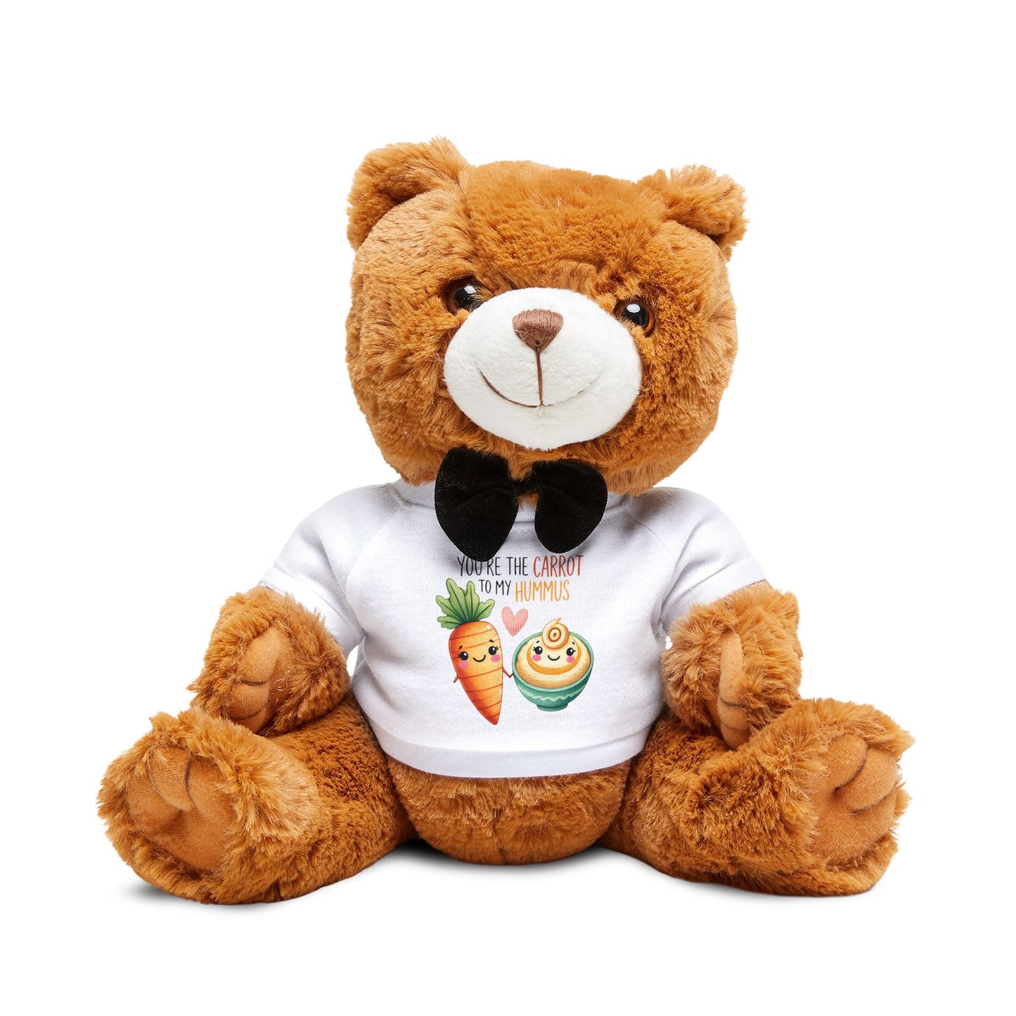Cute Teddy Bear with Funny Food T-Shirt - Perfect Gift for Kids and Food Lovers