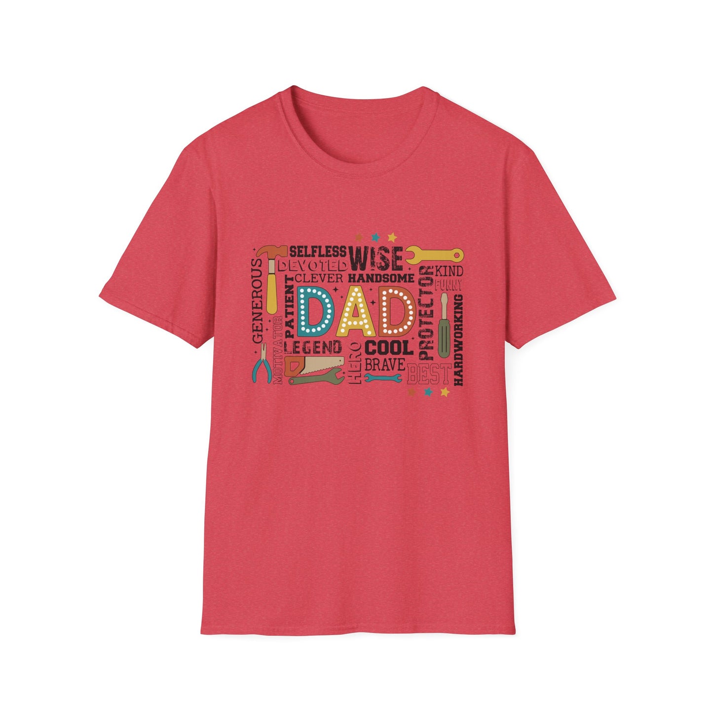 Father's Day Tribute T-Shirt, Dad Shirt Gift, Unisex Tee, Casual Wear for Dads