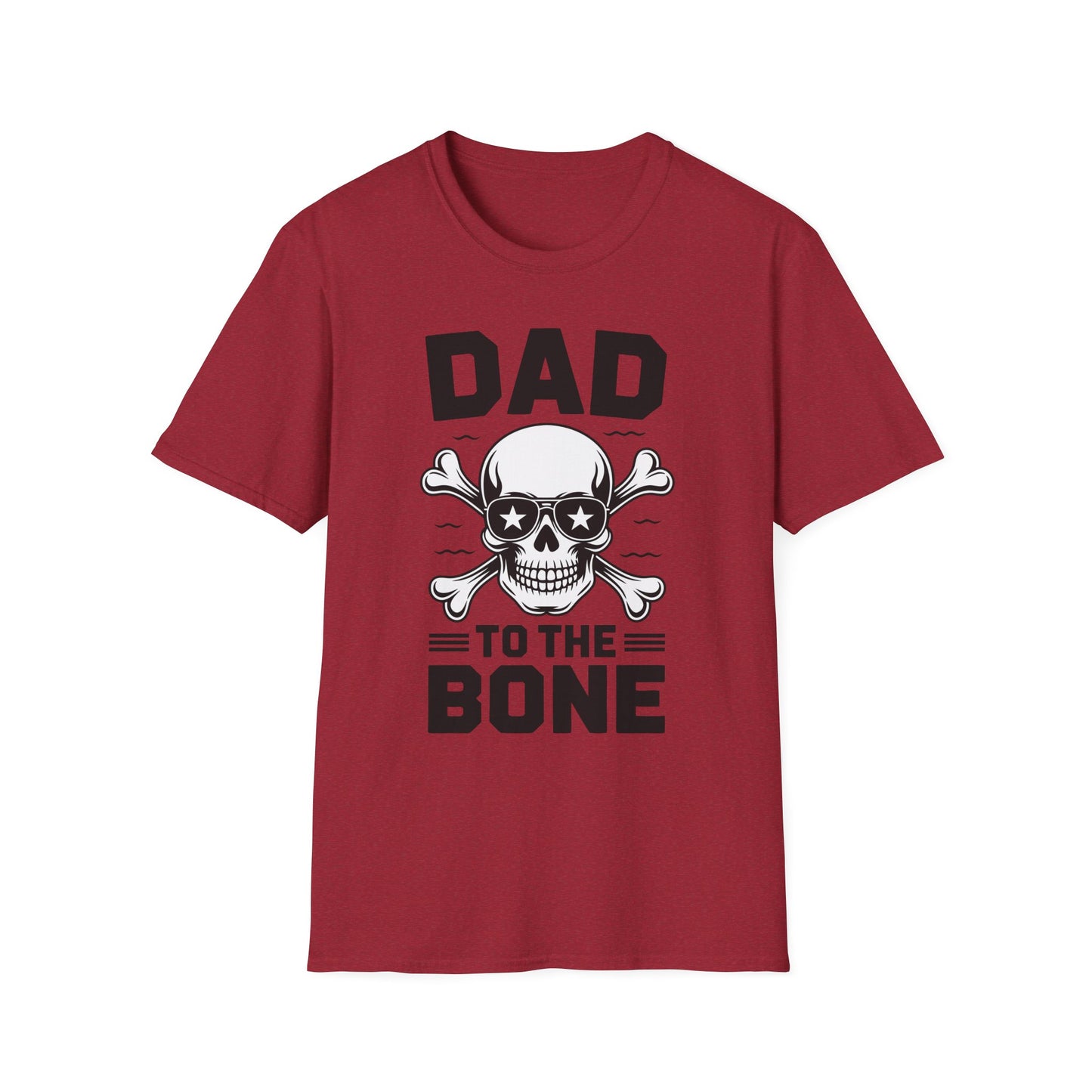 Dad to the Bone Skull Graphic T-Shirt, Perfect for Father's Day Gifts
