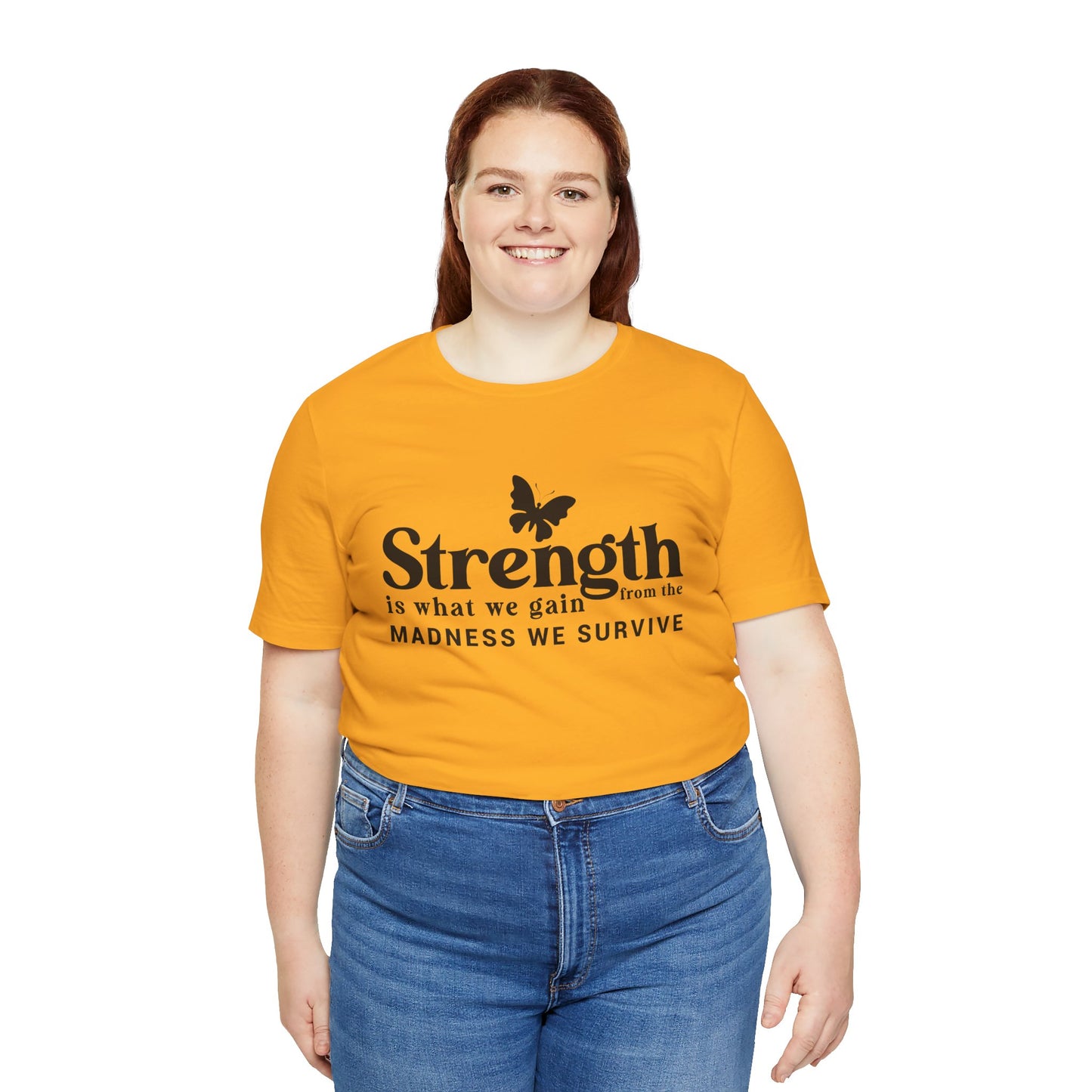 Butterfly Strength Unisex Tee - Embrace the Madness We Survive