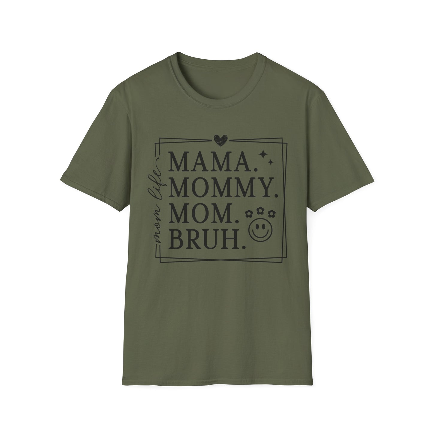 Mama Mommy Mom Bruh T-Shirt – Funny Mother's Day Tee for New & Expecting Moms