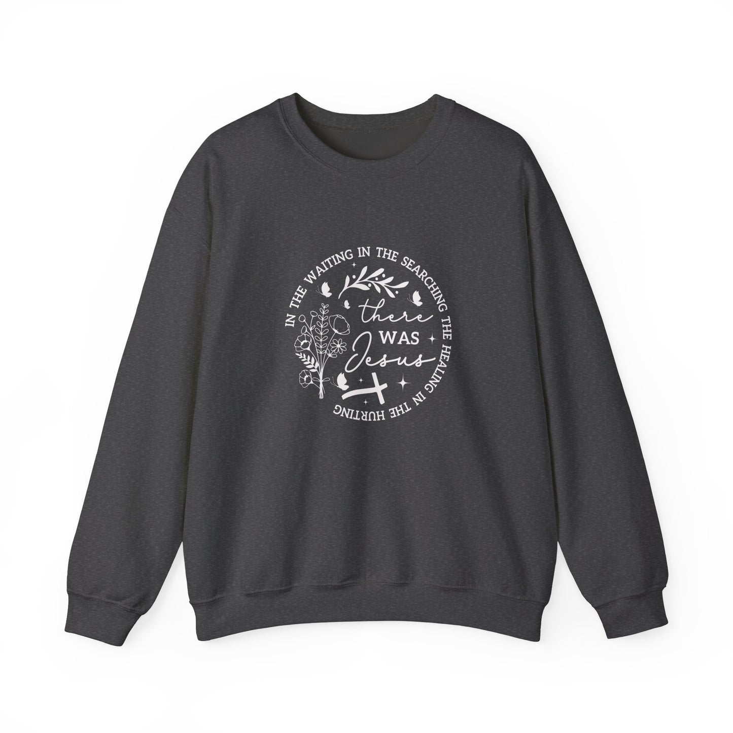 Faith & Comfort Crewneck Sweatshirt - 'In the Waiting' Design