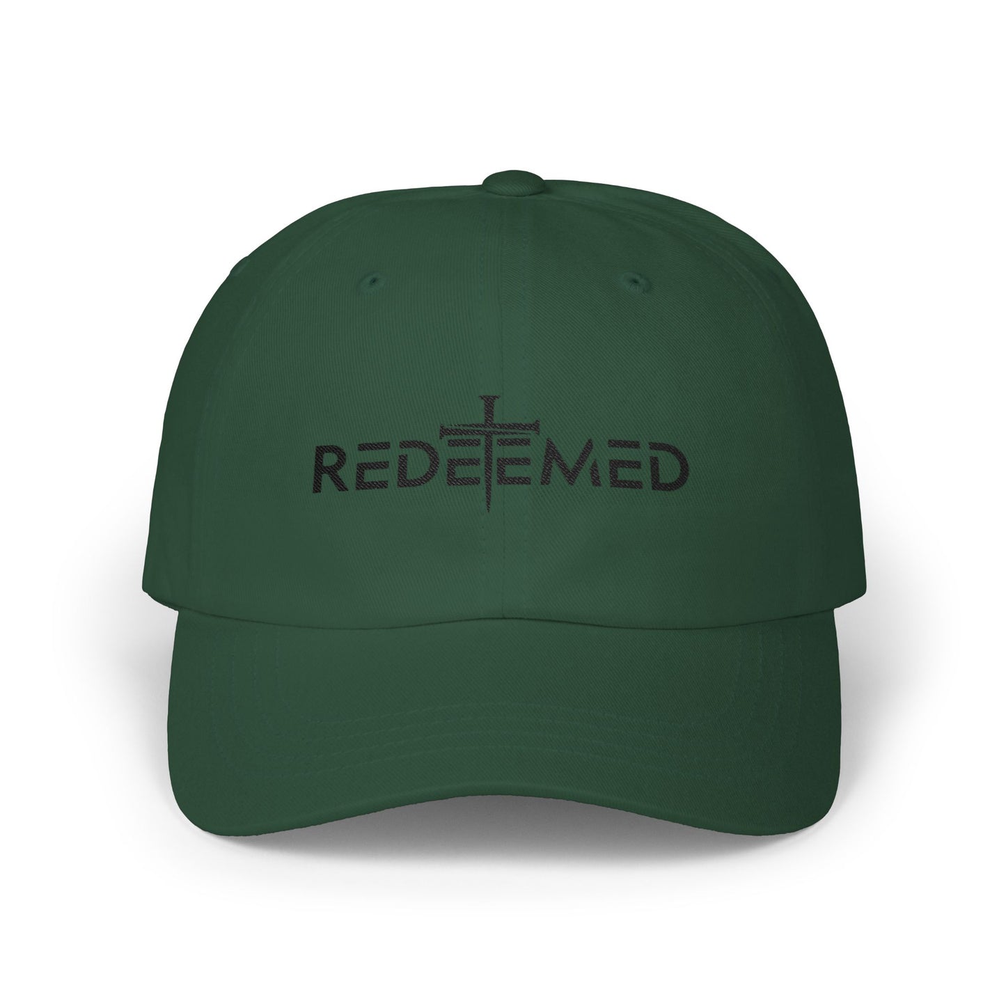 Redeemed Cross Dad Cap — Christian Baseball Hat