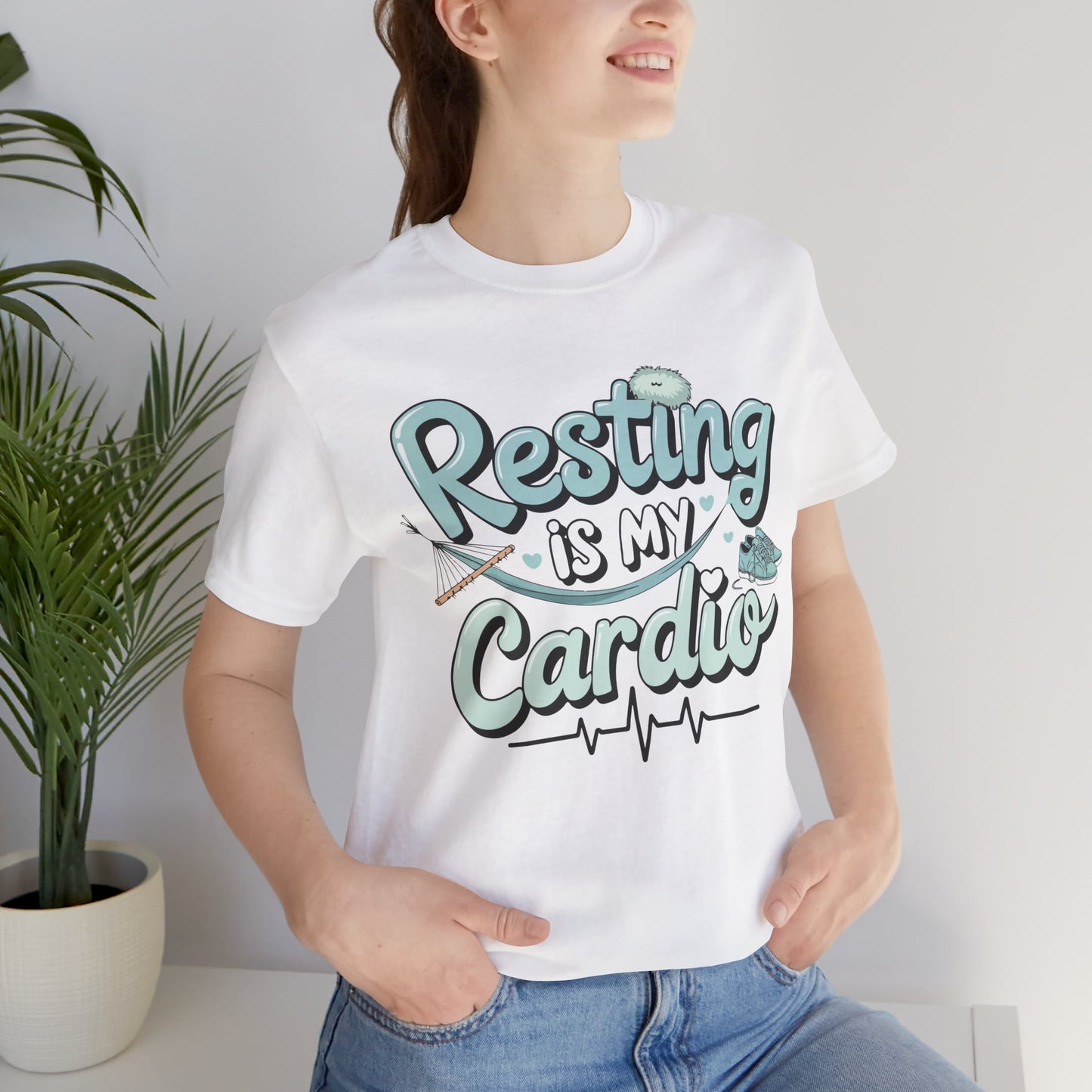 Resting is My Cardio Unisex Tee - Funny Fitness Shirt