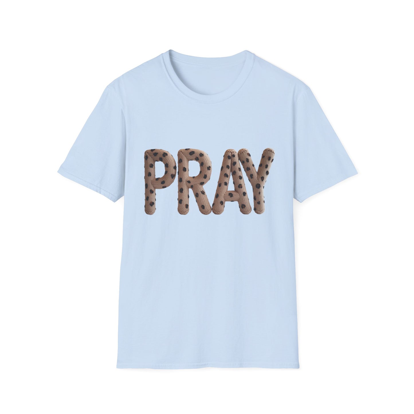 PRAY Leopard Print T-Shirt — Inspirational Faith Graphic Tee