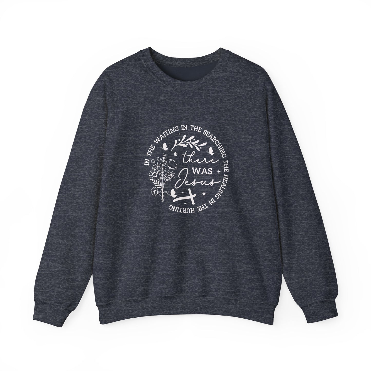 Faith & Comfort Crewneck Sweatshirt - 'In the Waiting' Design