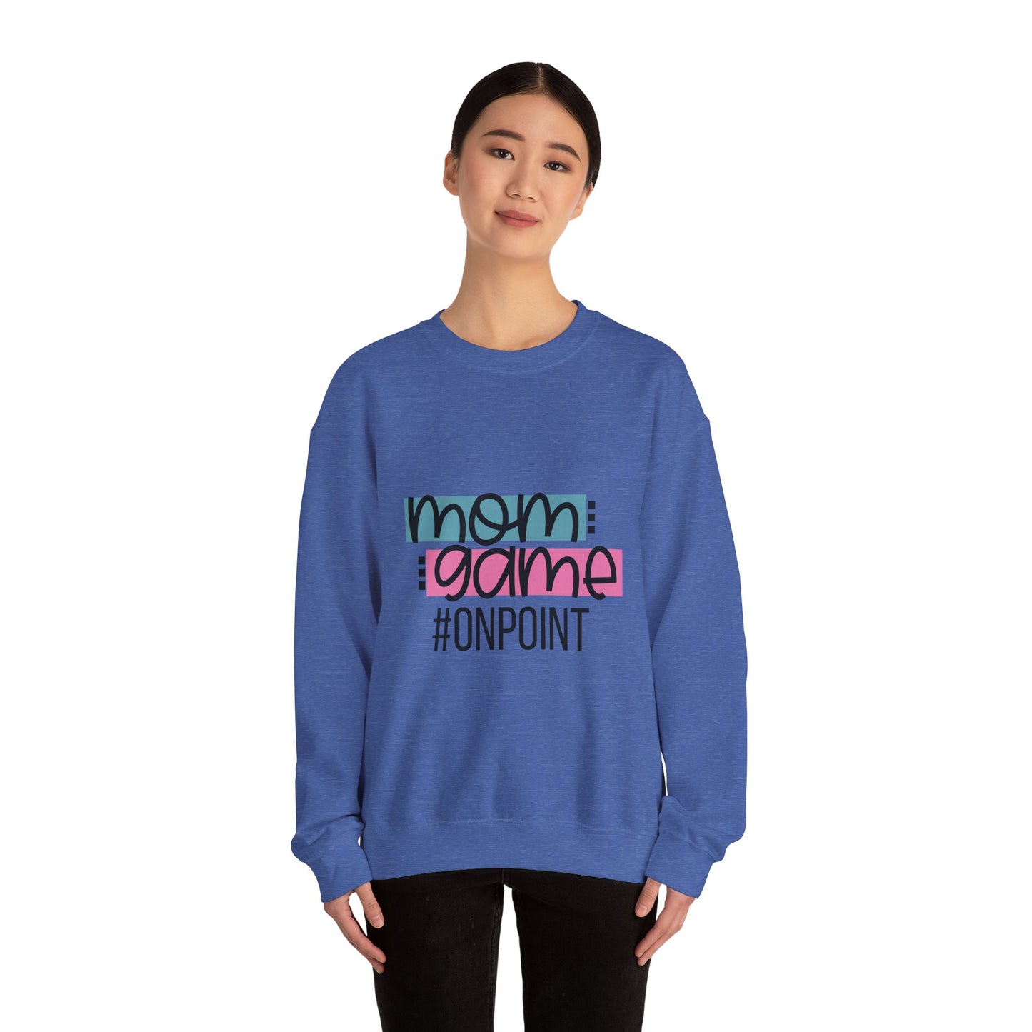 Mom Game On Point Sweatshirt - Unisex Heavy Blend™ Crewneck