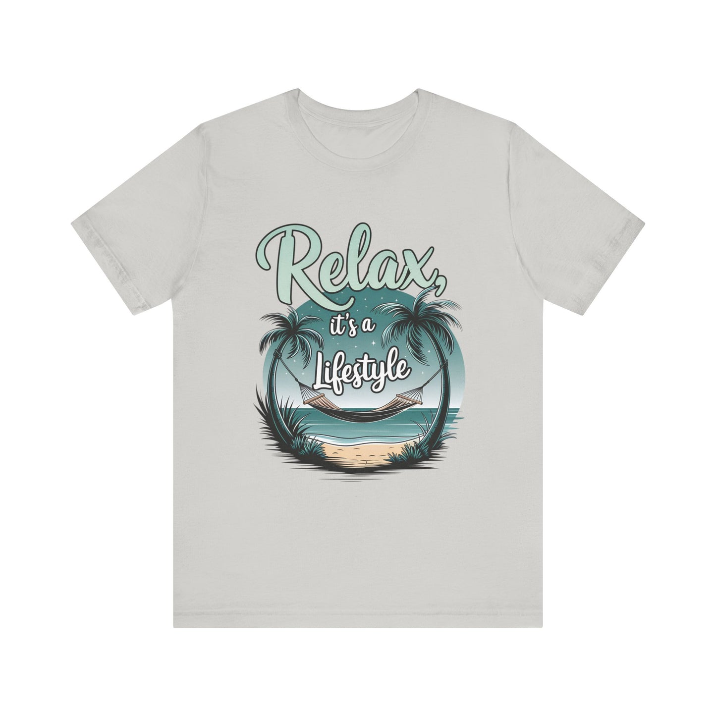 Relax, It's a Lifestyle Unisex Jersey Tee - Perfect for Beach Lovers & Vacation Vibes