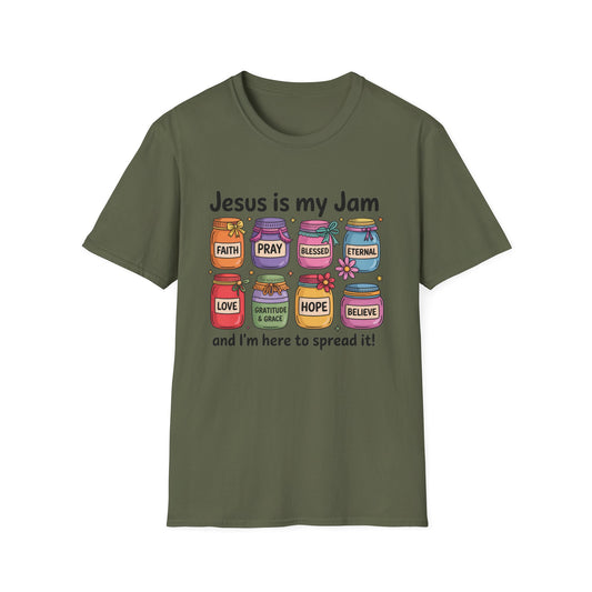 Jesus Is My Jam T-Shirt — Christian Faith Graphic Tee