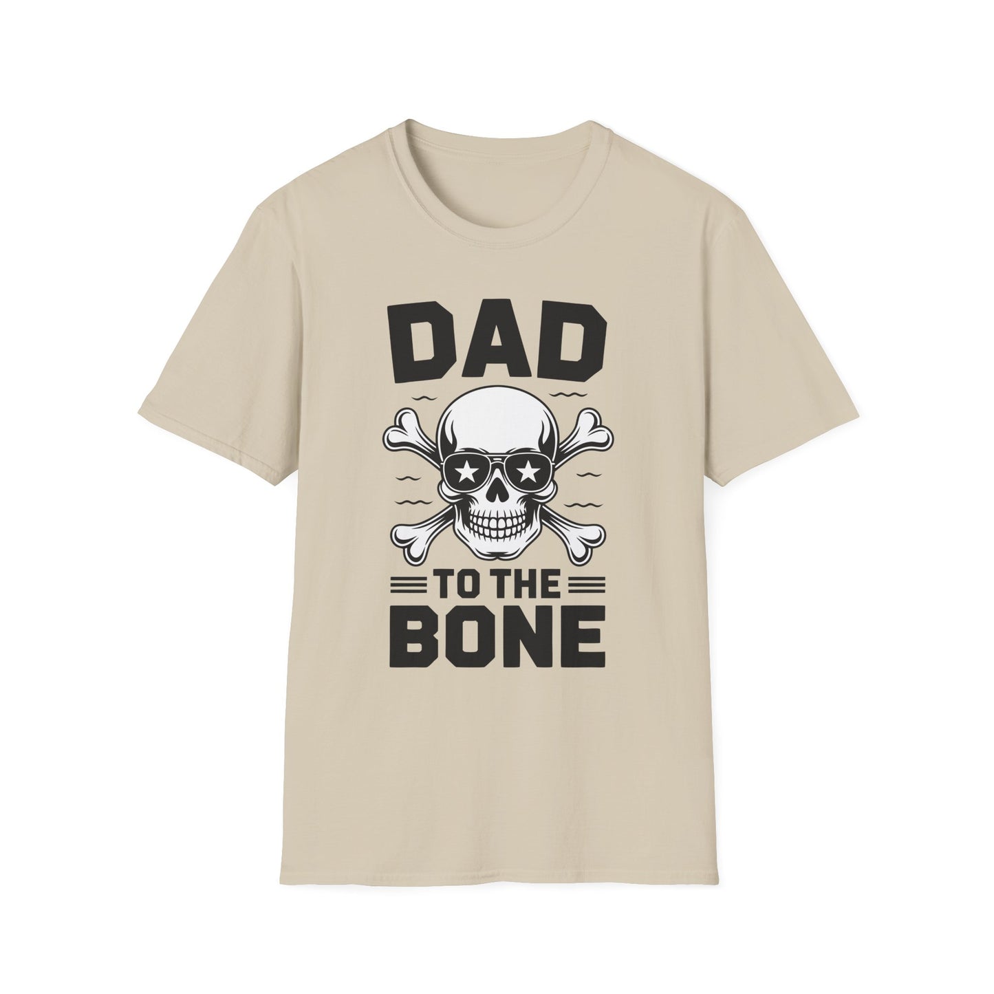 Dad to the Bone Skull Graphic T-Shirt, Perfect for Father's Day Gifts