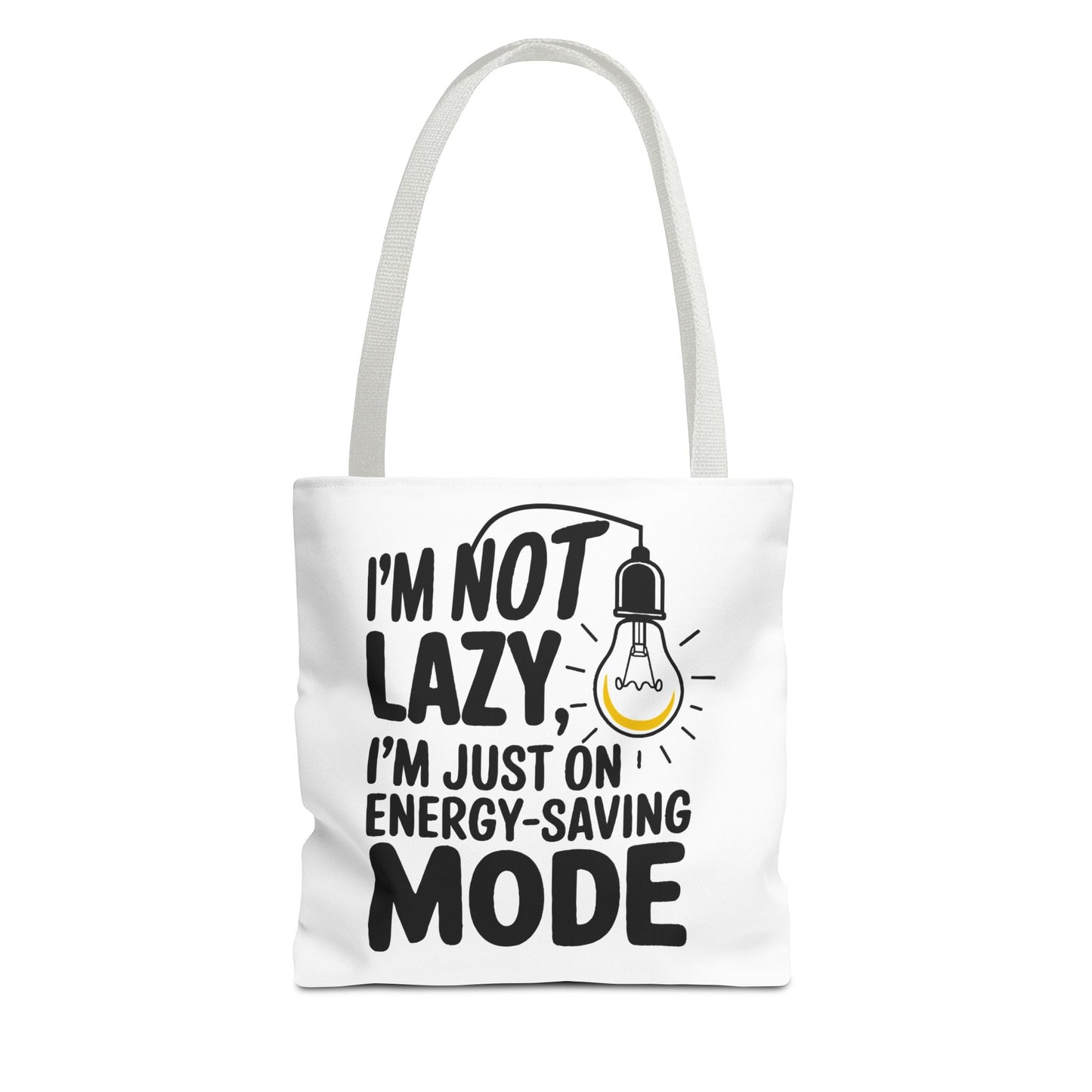 Funny Energy-Saving Mode Tote Bag - Ideal Gift for Relaxed Individuals