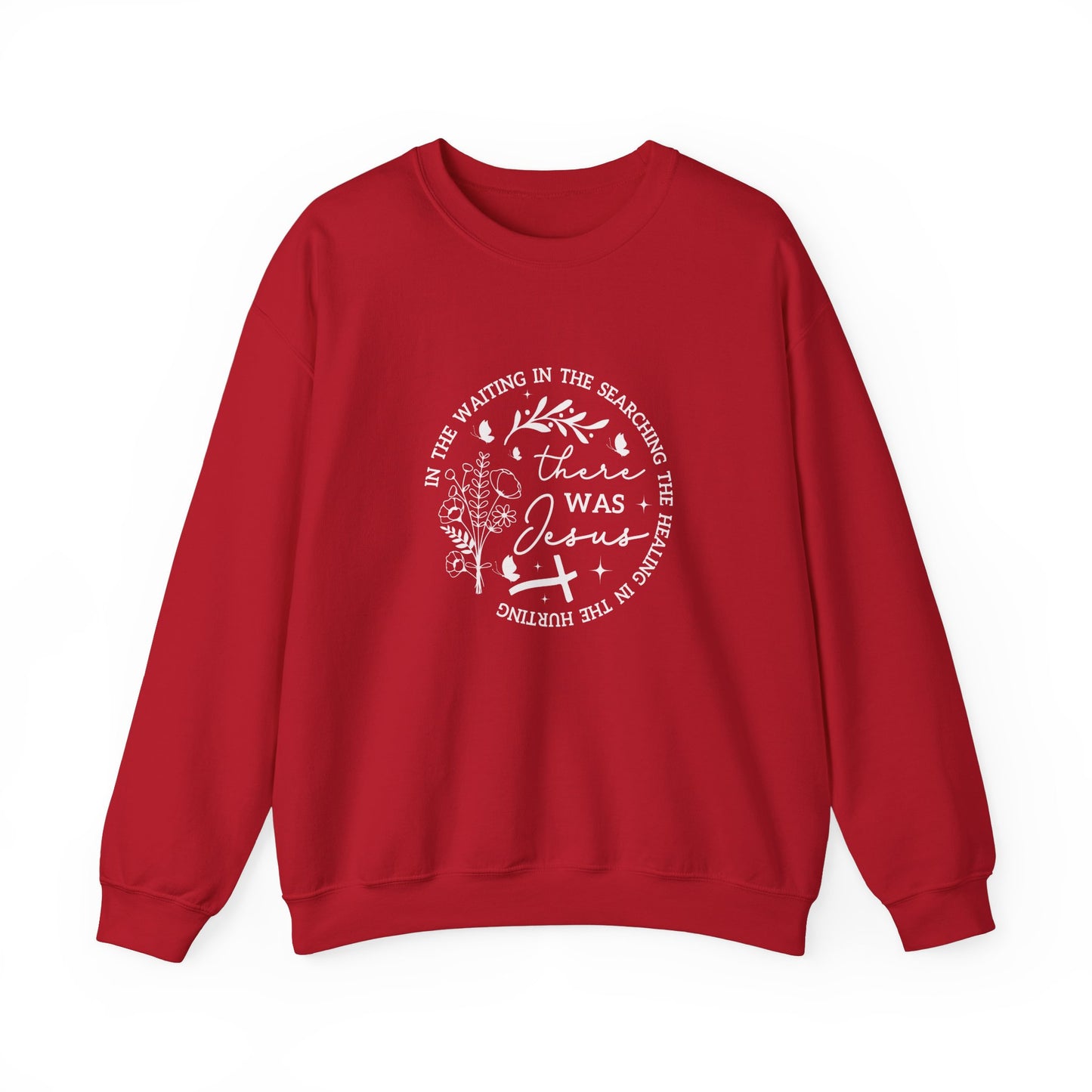 Faith & Comfort Crewneck Sweatshirt - 'In the Waiting' Design
