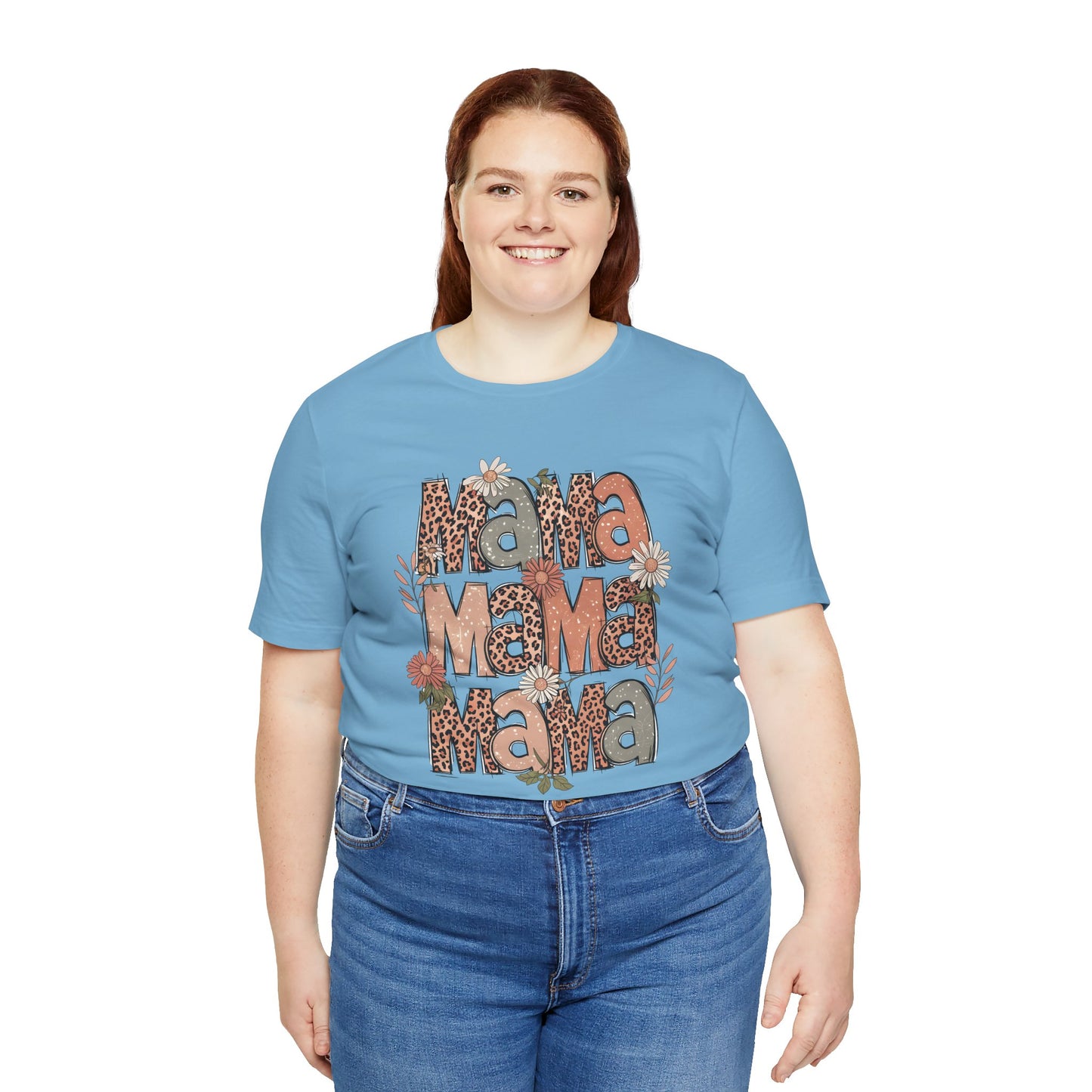 Floral Mama T-Shirt - Unisex Jersey Short Sleeve Tee for Mother's Day