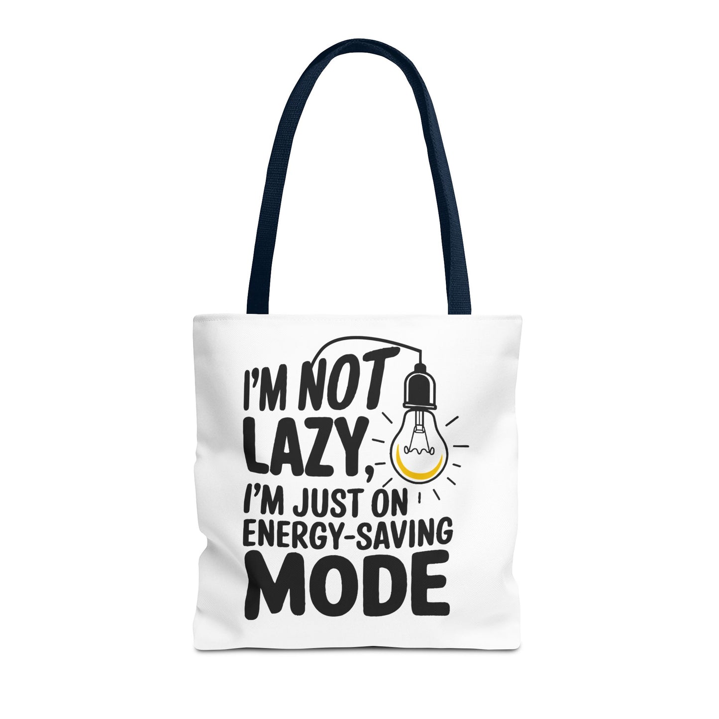 Funny Energy-Saving Mode Tote Bag - Ideal Gift for Relaxed Individuals