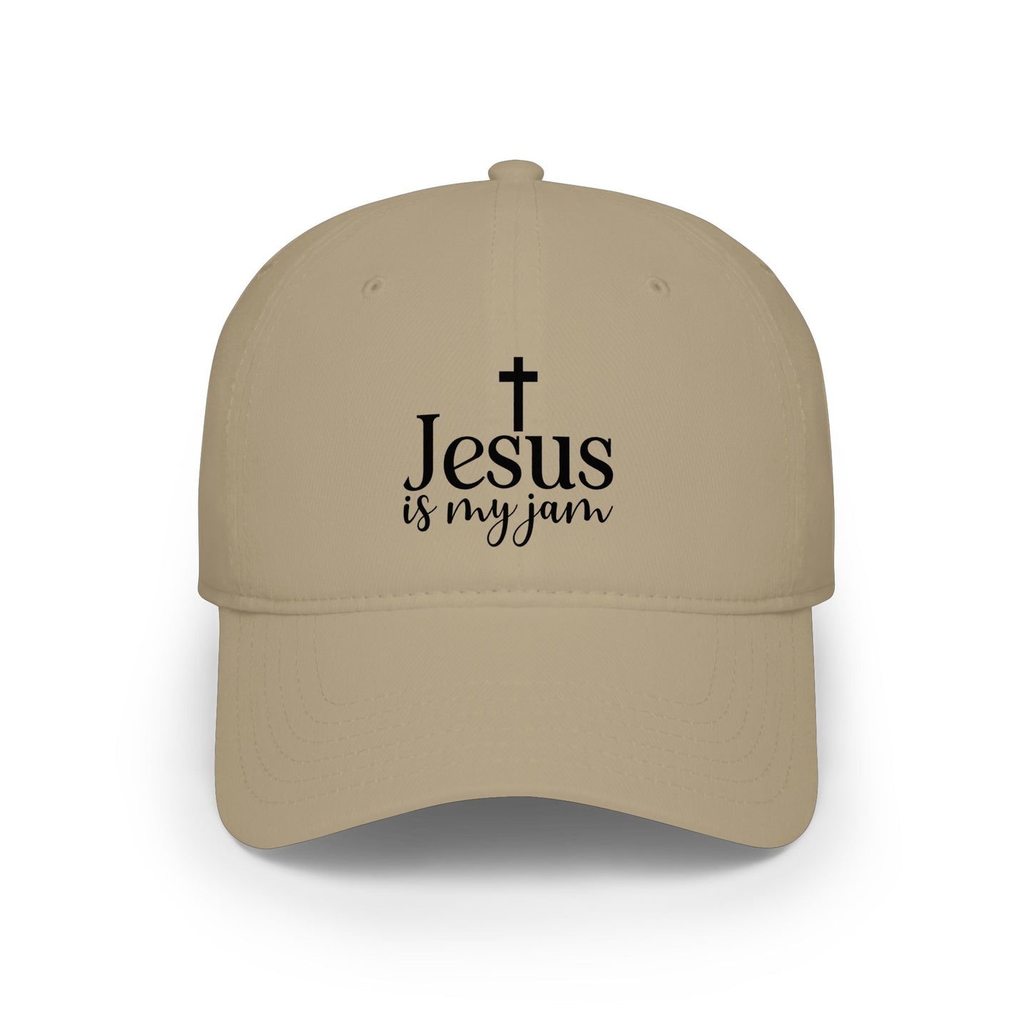 Jesus Is My Jam Low Profile Baseball Cap – Christian Faith Red Hat