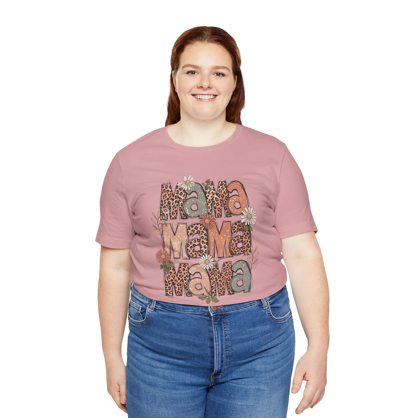 Floral Mama T-Shirt - Unisex Jersey Short Sleeve Tee for Mother's Day