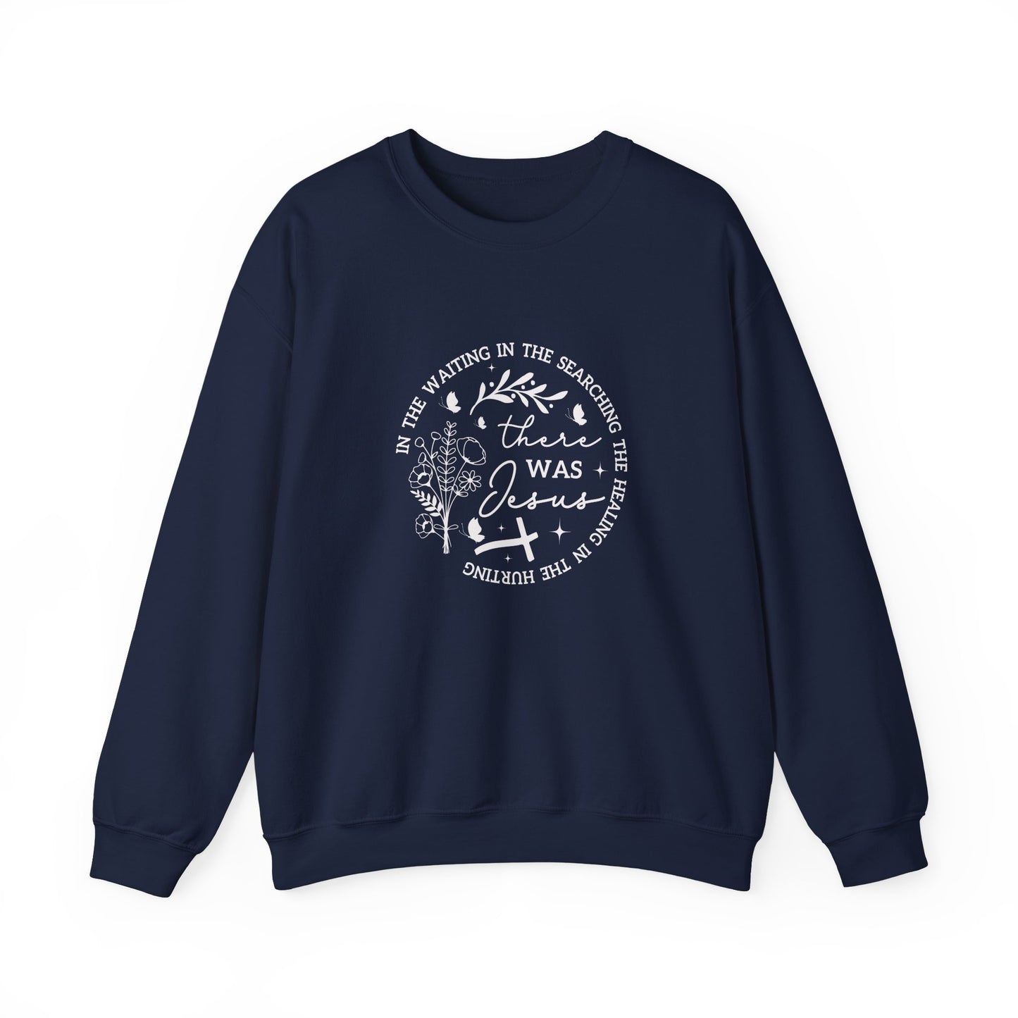 Faith & Comfort Crewneck Sweatshirt - 'In the Waiting' Design