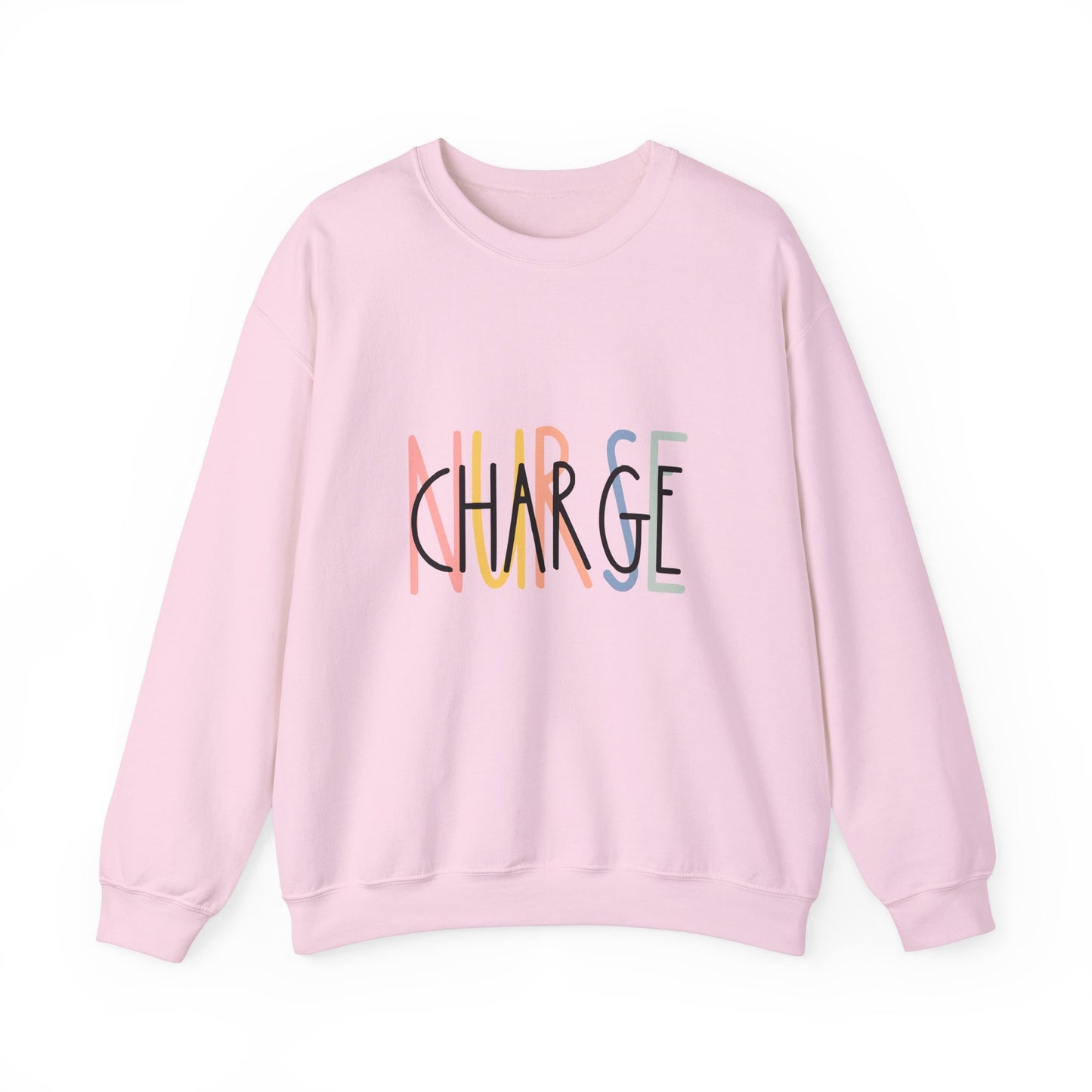 Unisex Heavy Blend™ Crewneck Sweatshirt - 'CHARGE' Motivational Statement Apparel