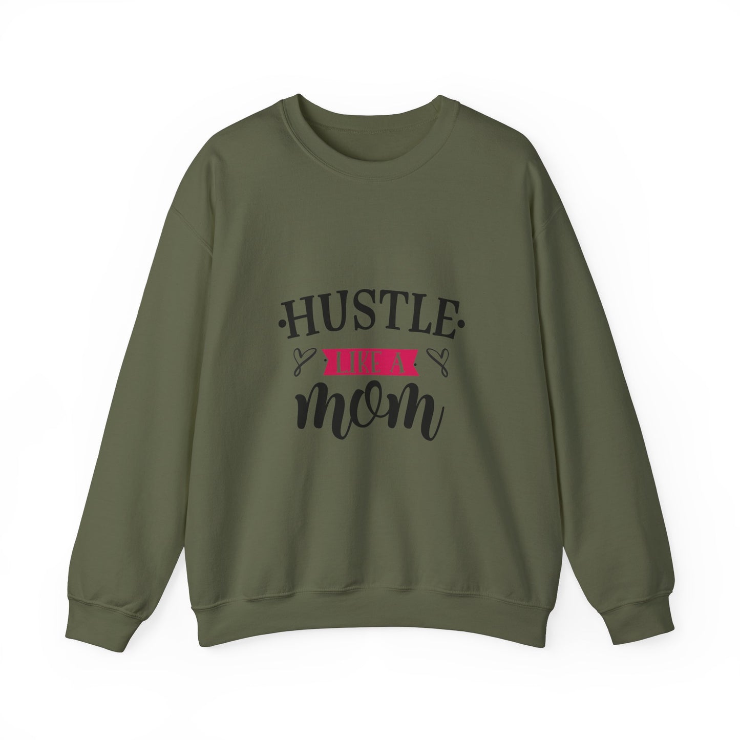 Hustle Like A Mom Unisex Crewneck Sweatshirt