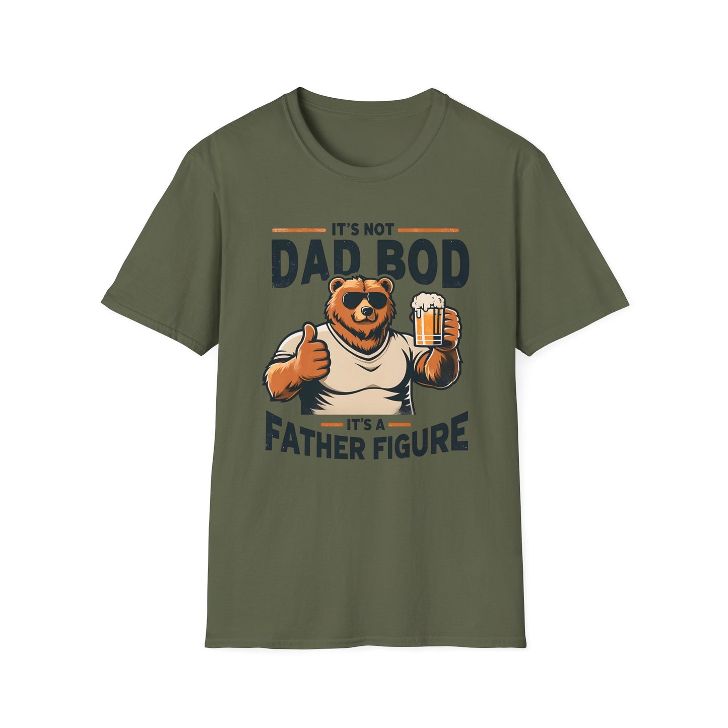 Fun Father Figure T-Shirt, Dad Bod Tee, Gift for Dads, Father's Day Gift