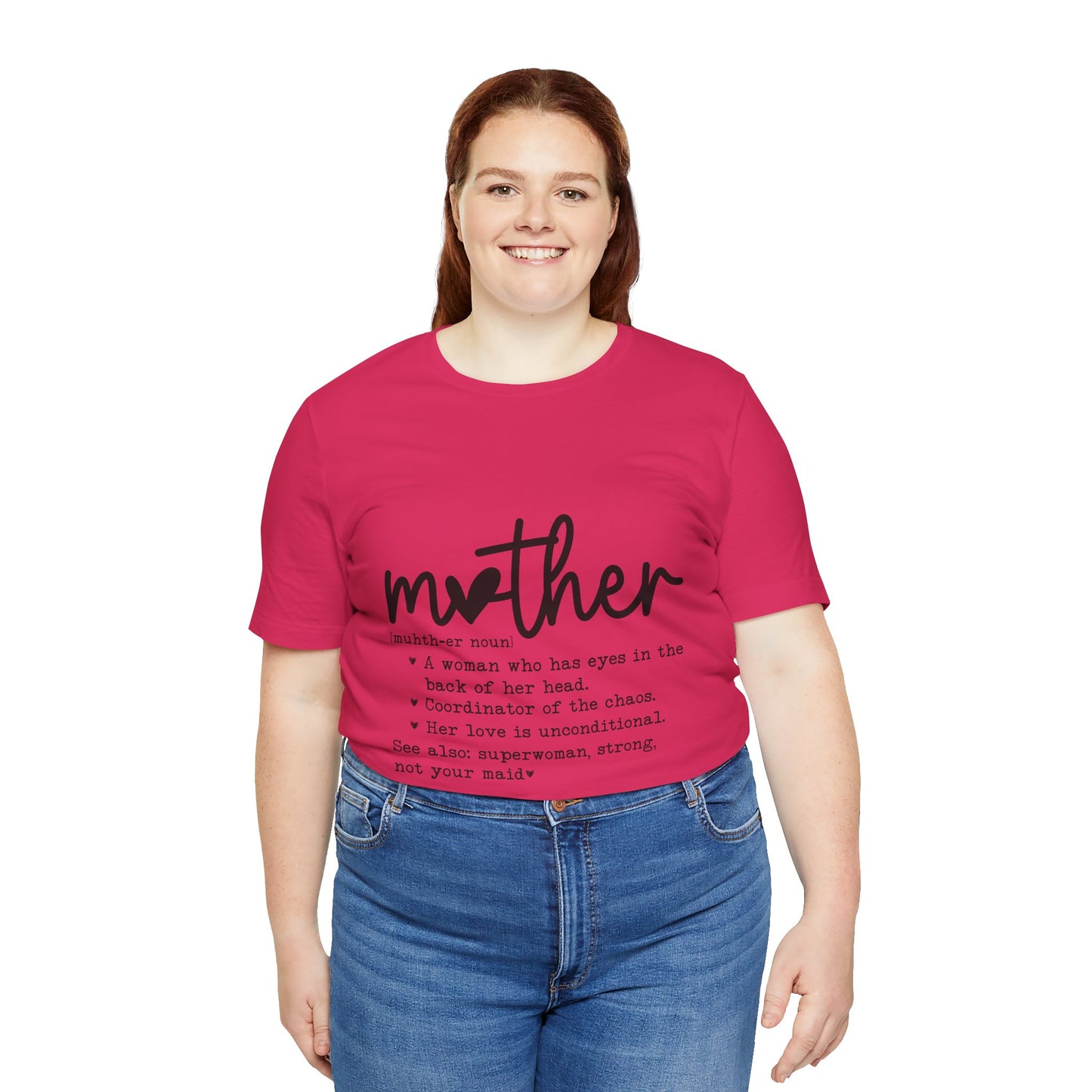 Mother Definition Unisex Jersey Tee - Perfect Gift for Moms