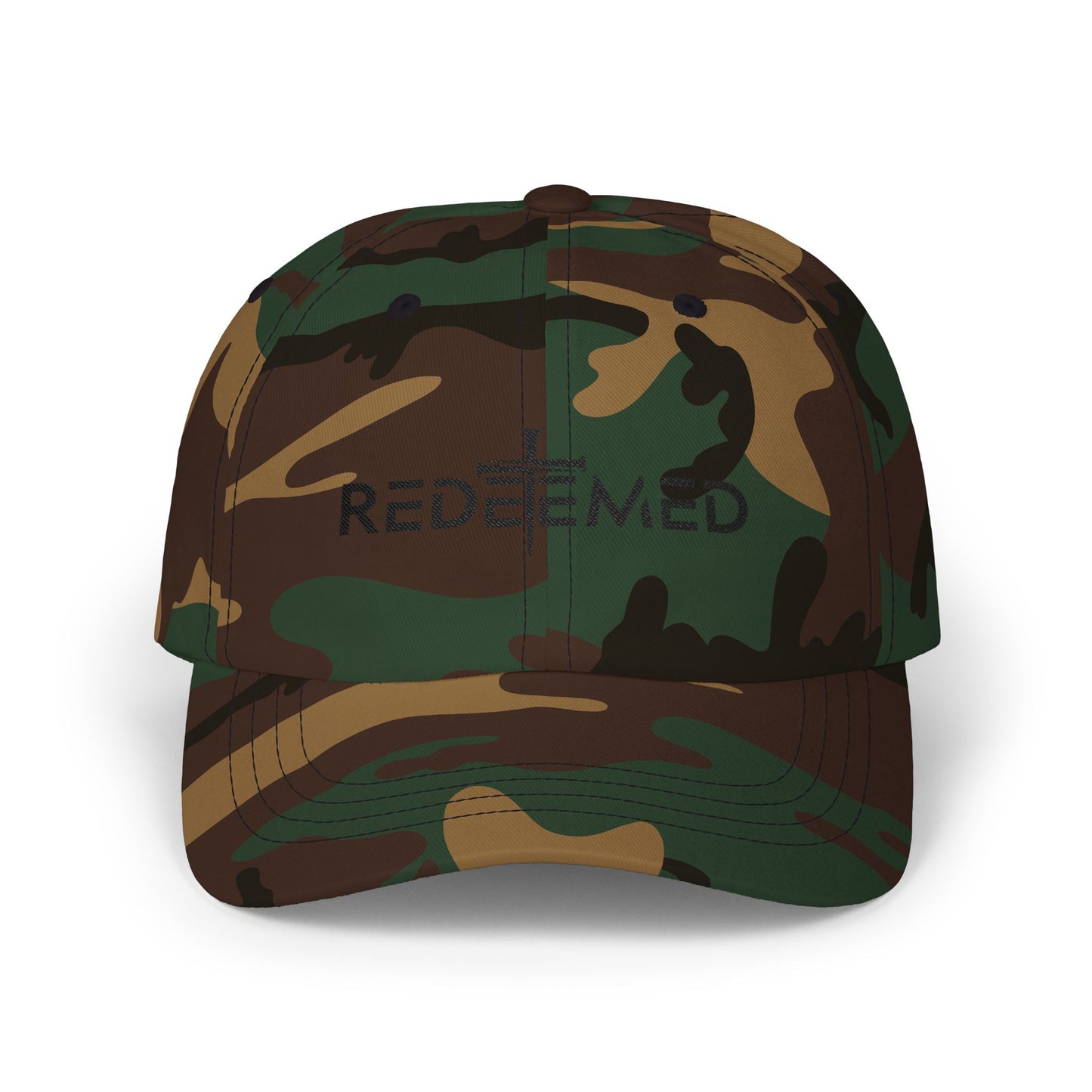 Redeemed Cross Dad Cap — Christian Baseball Hat