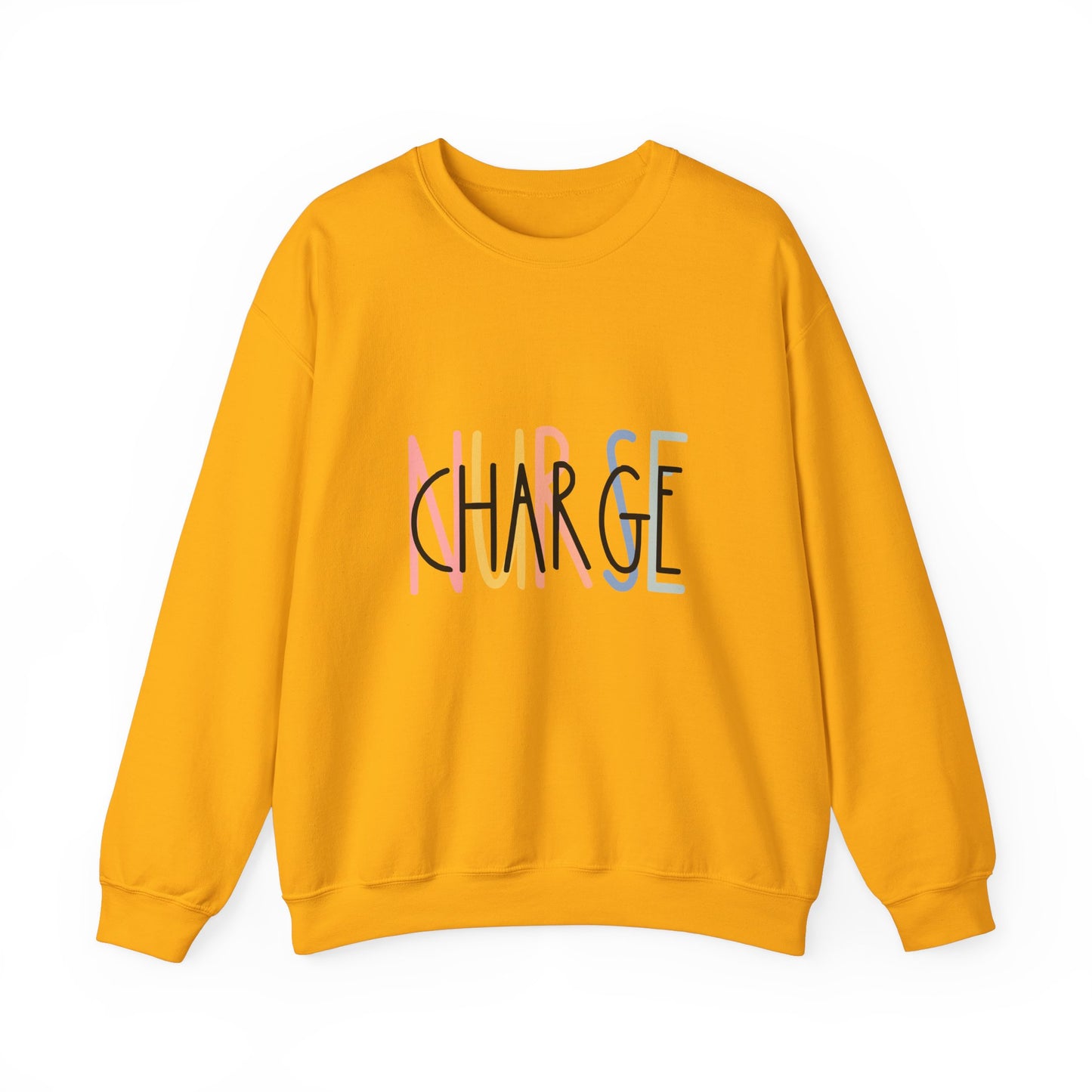 Unisex Heavy Blend™ Crewneck Sweatshirt - 'CHARGE' Motivational Statement Apparel