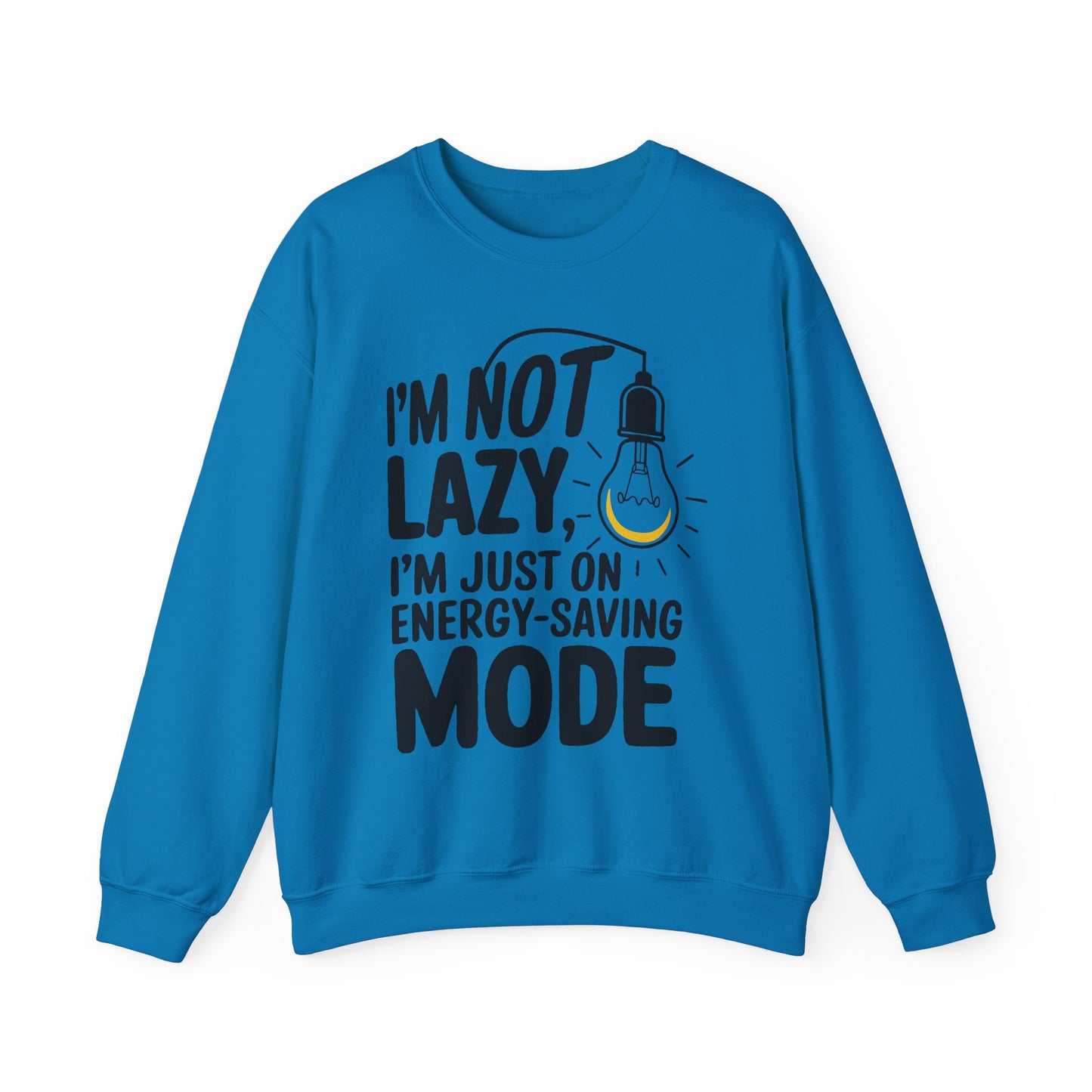 Funny Energy-Saving Mode Sweatshirt | Unisex Heavy Blend Crewneck