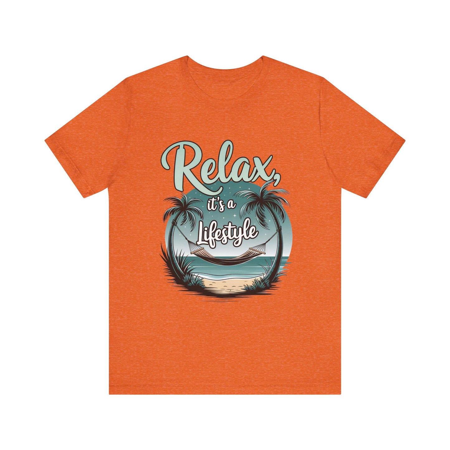 Relax, It's a Lifestyle Unisex Jersey Tee - Perfect for Beach Lovers & Vacation Vibes