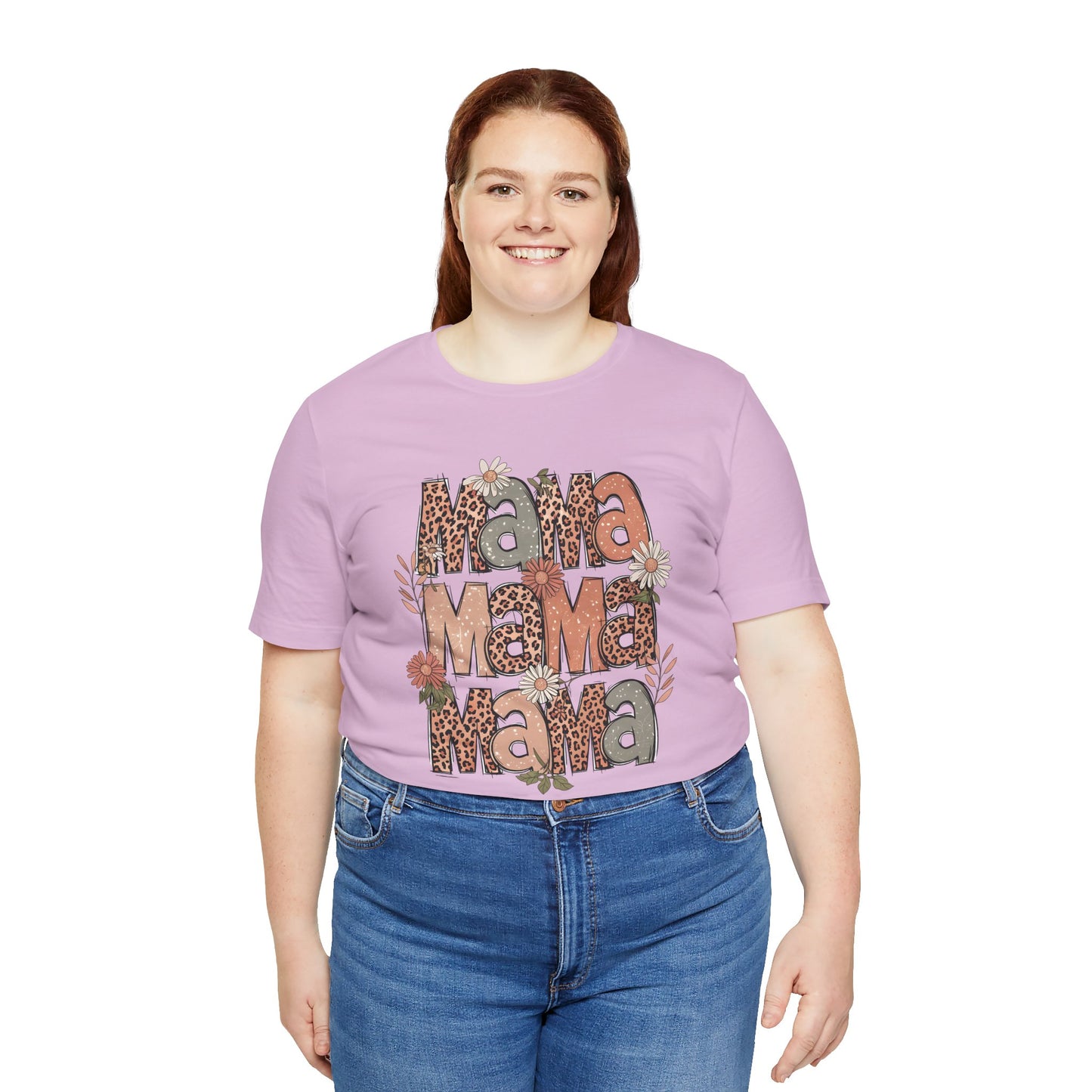 Floral Mama T-Shirt - Unisex Jersey Short Sleeve Tee for Mother's Day