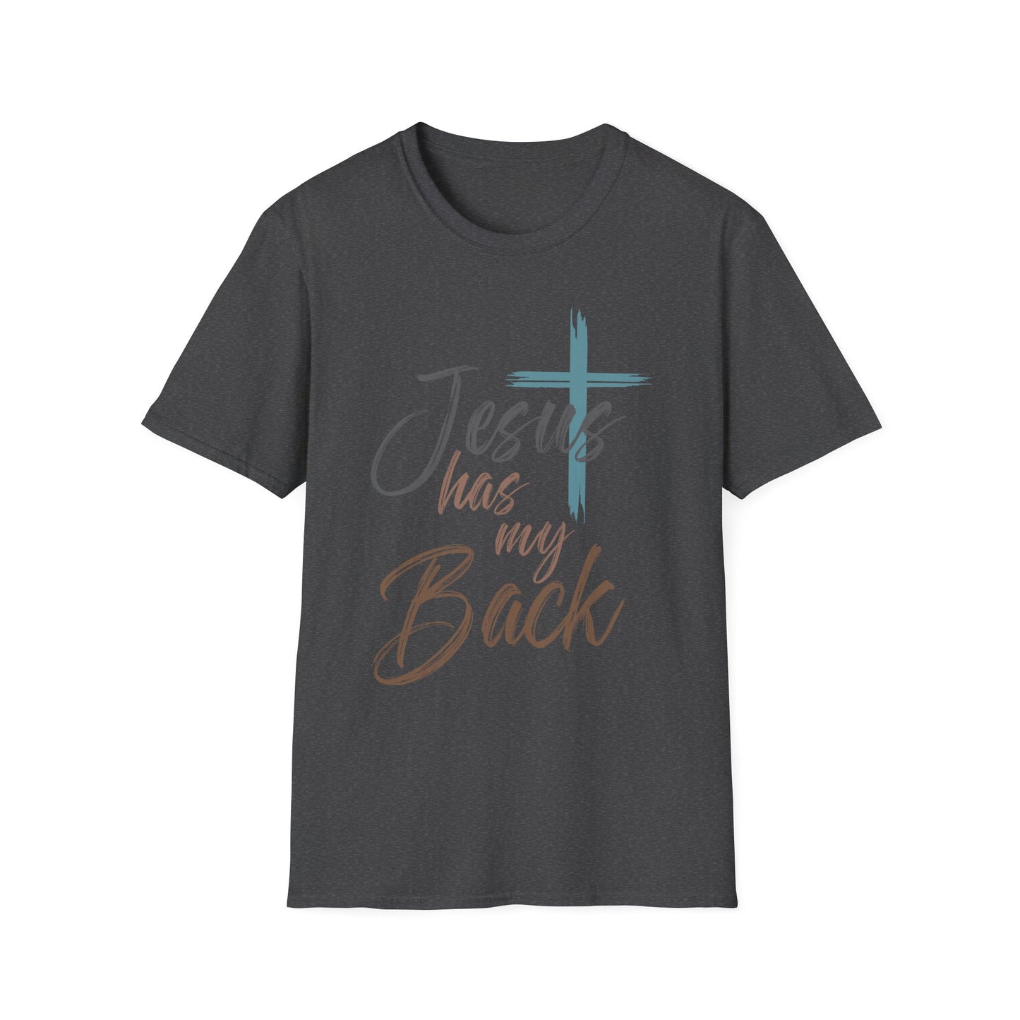 Jesus Has My Back T-Shirt — Christian Faith Cross Shirt