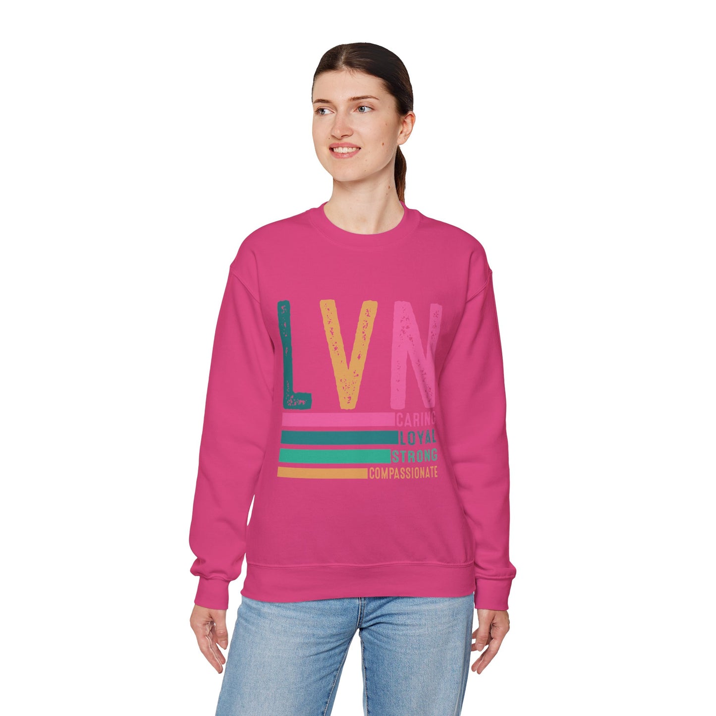 Caring LVN Unisex Sweatshirt - Strong and Loyal Crewneck