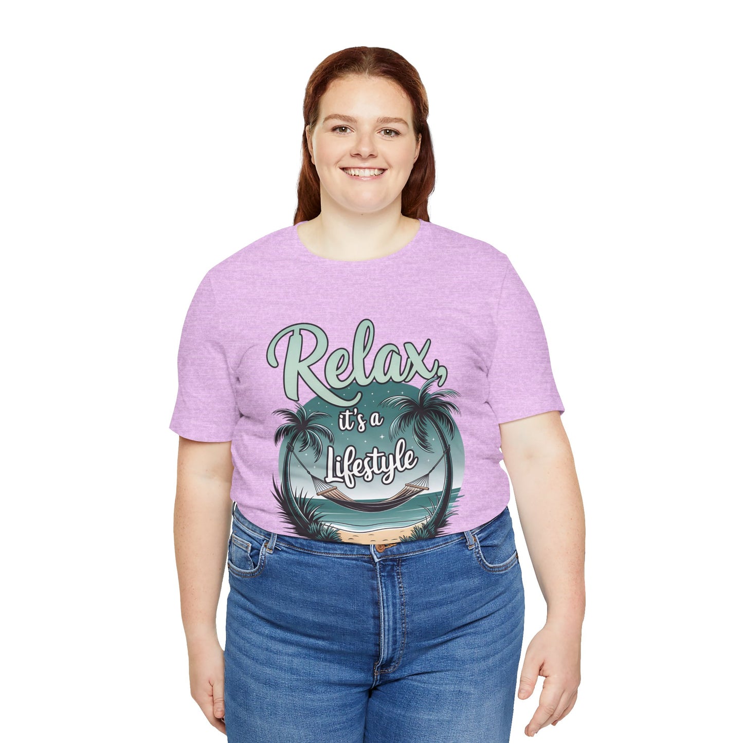Relax, It's a Lifestyle Unisex Jersey Tee - Perfect for Beach Lovers & Vacation Vibes