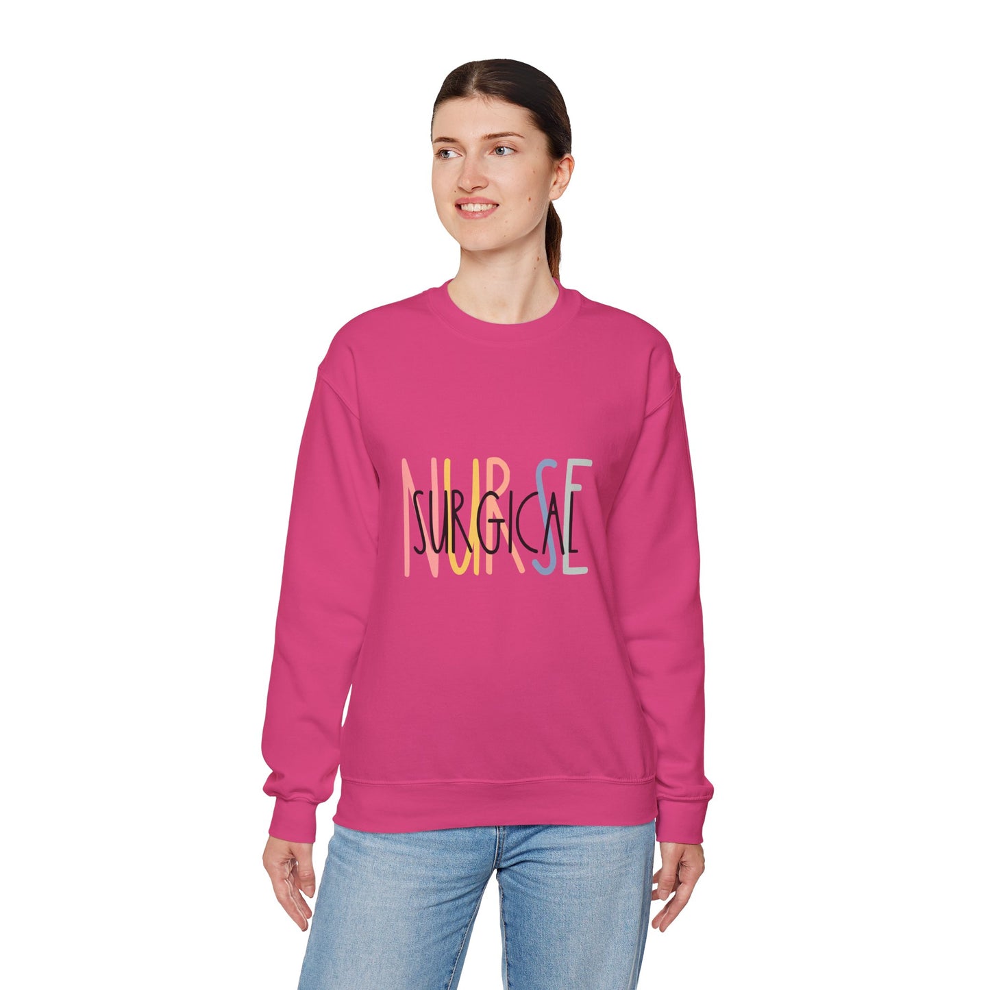 Surgical Nurse Unisex Heavy Blend™ Crewneck Sweatshirt - Comfy Gift for Healthcare Workers