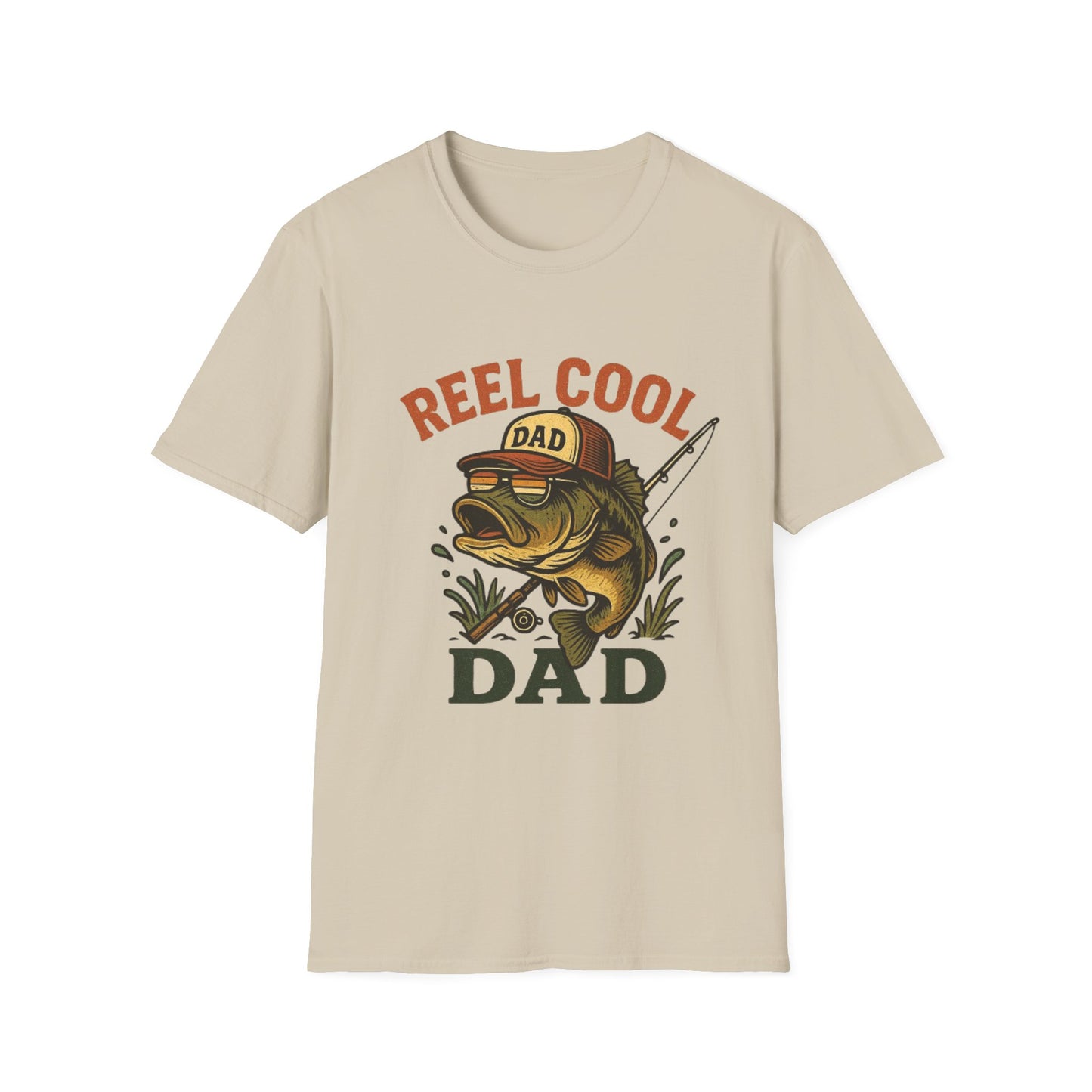 Reel Cool Dad T-Shirt | Fishing Gift, Father's Day Tee