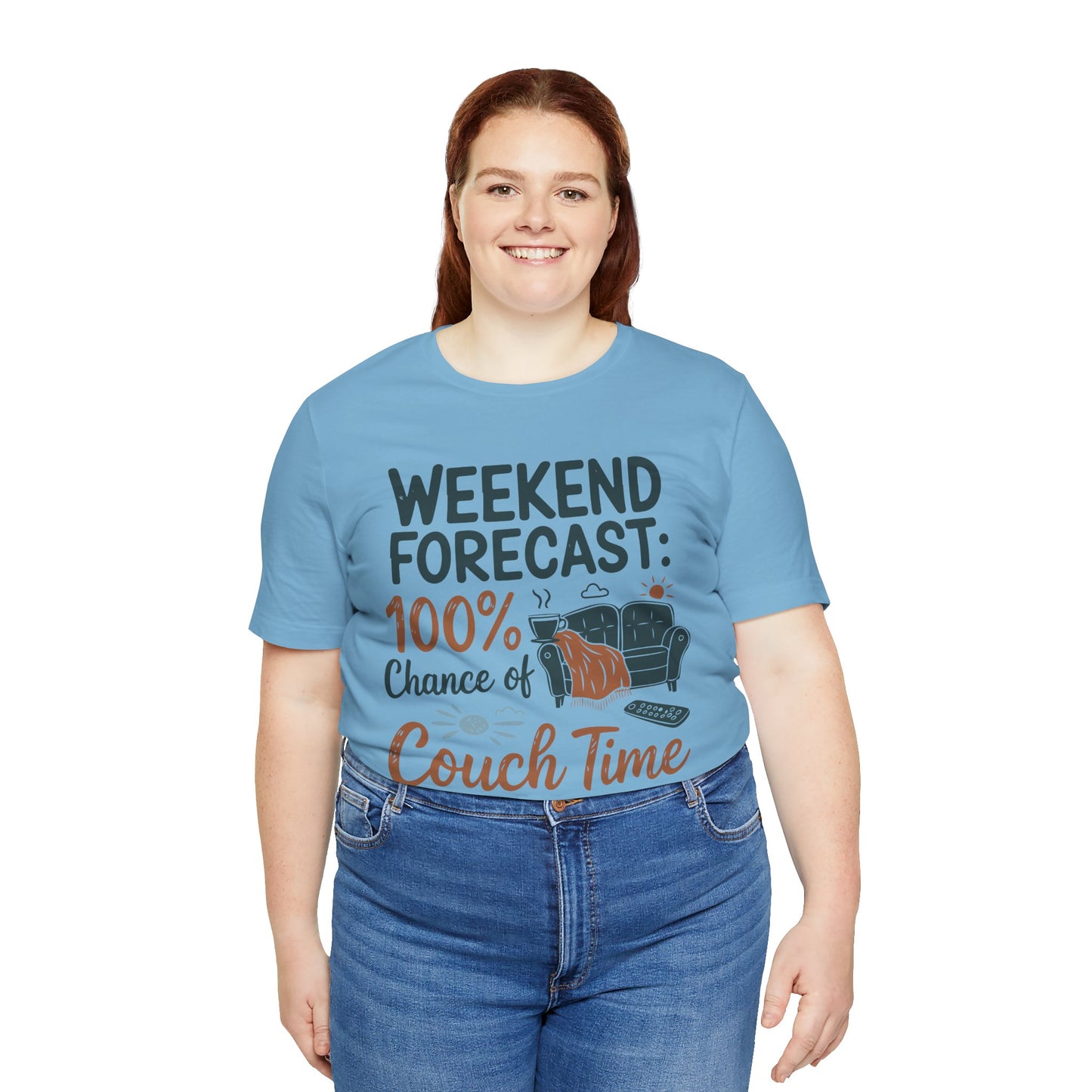 Weekend Forecast Couch Time Unisex Tee