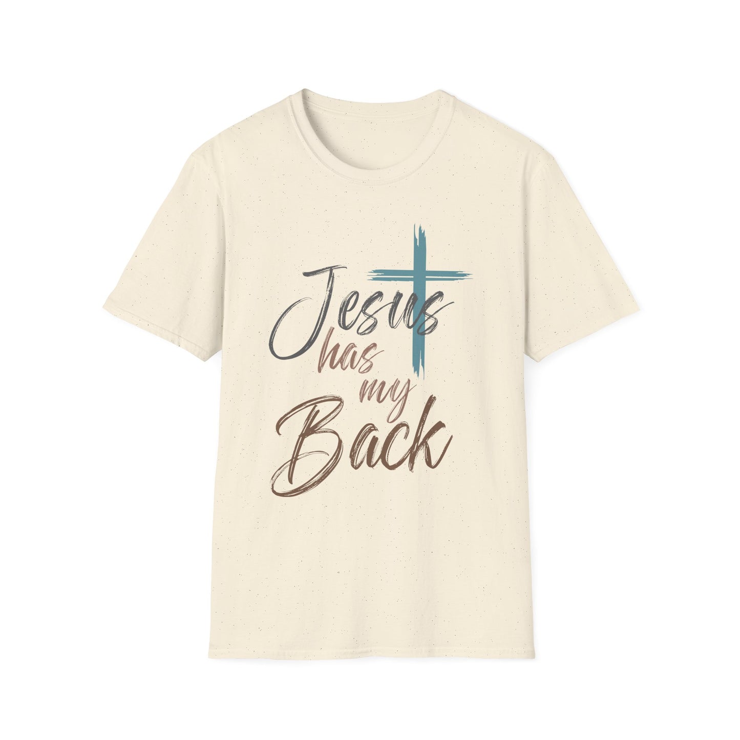 Jesus Has My Back T-Shirt — Christian Faith Cross Shirt