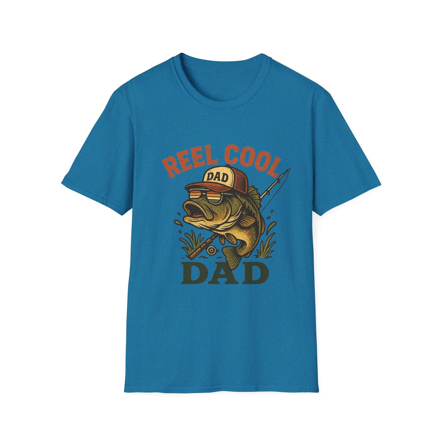 Reel Cool Dad T-Shirt | Fishing Gift, Father's Day Tee