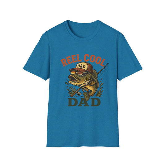 Reel Cool Dad T-Shirt | Fishing Gift, Father's Day Tee