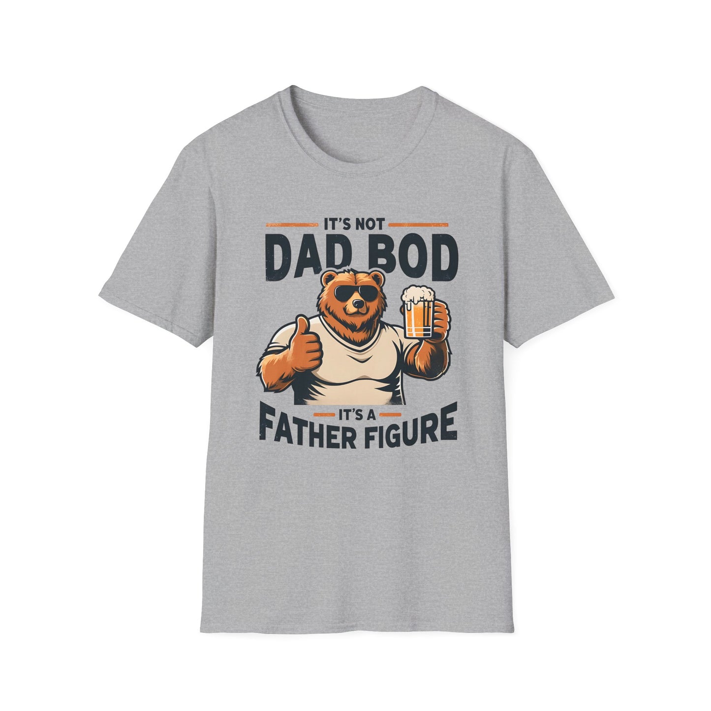 Fun Father Figure T-Shirt, Dad Bod Tee, Gift for Dads, Father's Day Gift