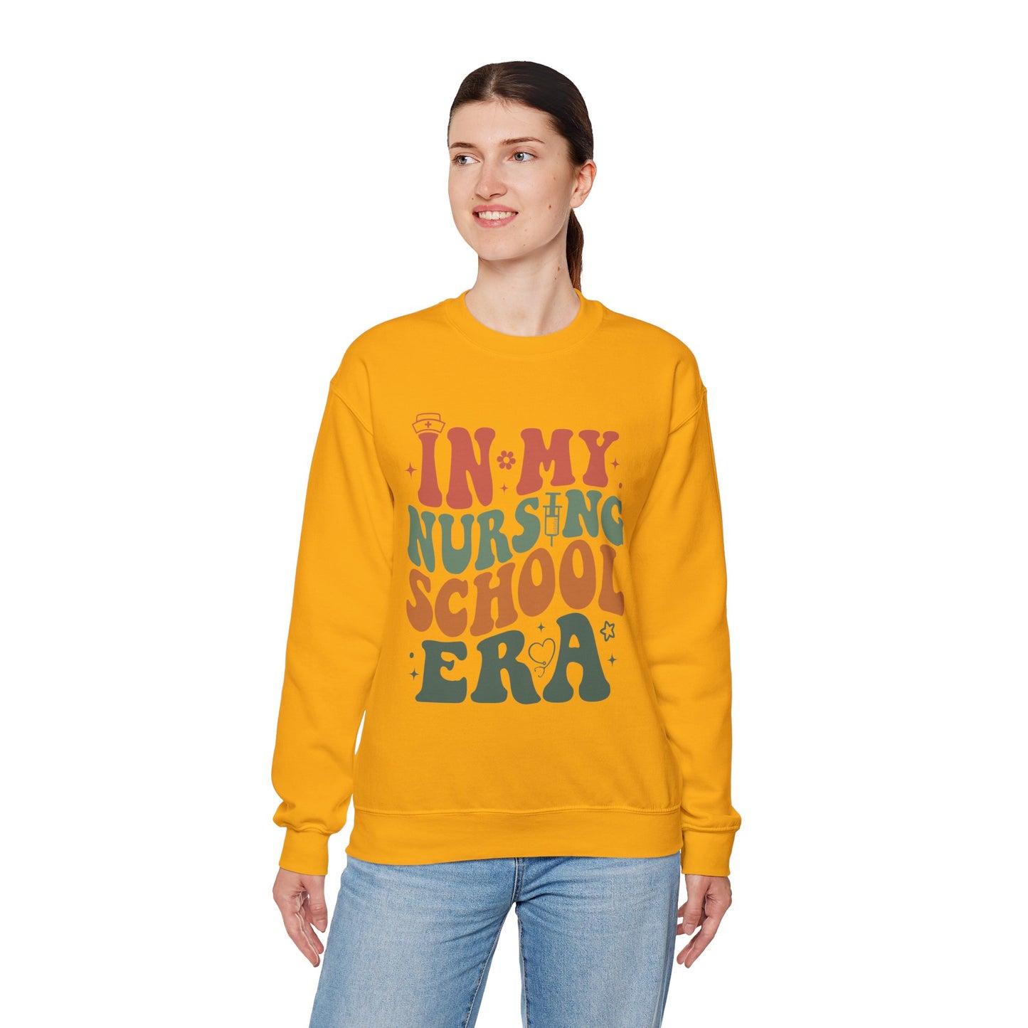 Inspirational Nursing School Sweatshirt - Unisex Heavy Blend Crewneck