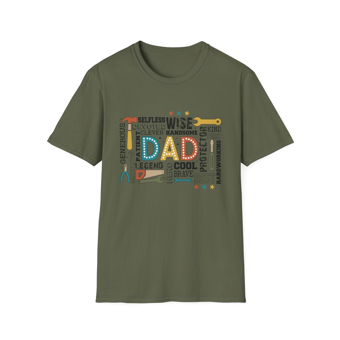 Father's Day Tribute T-Shirt, Dad Shirt Gift, Unisex Tee, Casual Wear for Dads