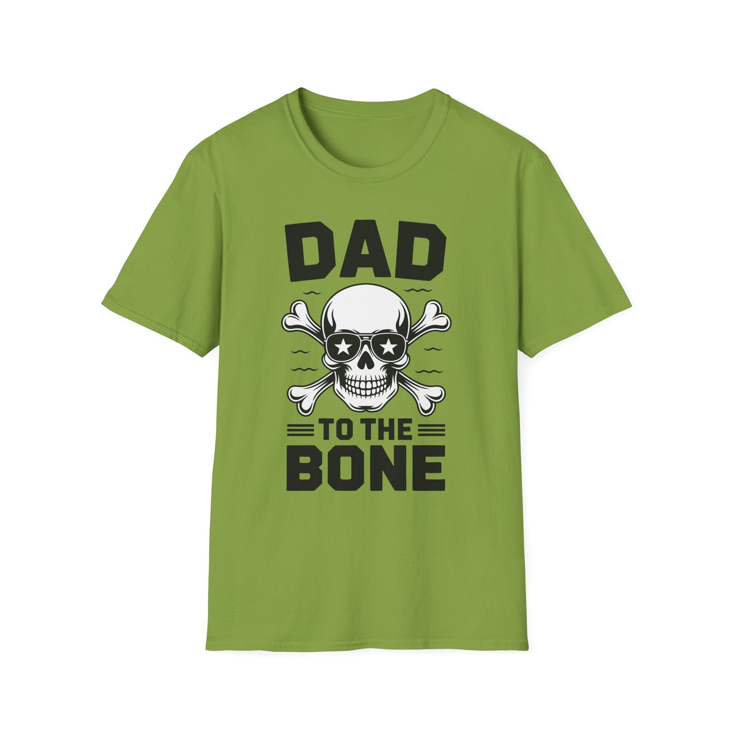 Dad to the Bone Skull Graphic T-Shirt, Perfect for Father's Day Gifts