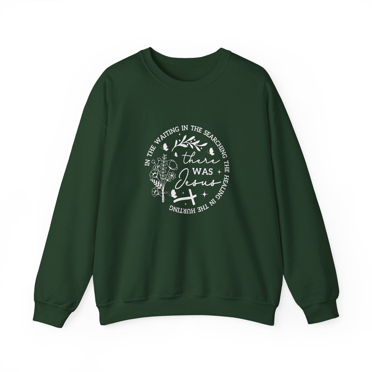Faith & Comfort Crewneck Sweatshirt - 'In the Waiting' Design