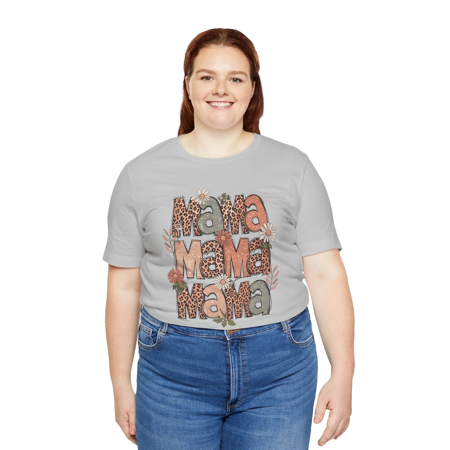 Floral Mama T-Shirt - Unisex Jersey Short Sleeve Tee for Mother's Day