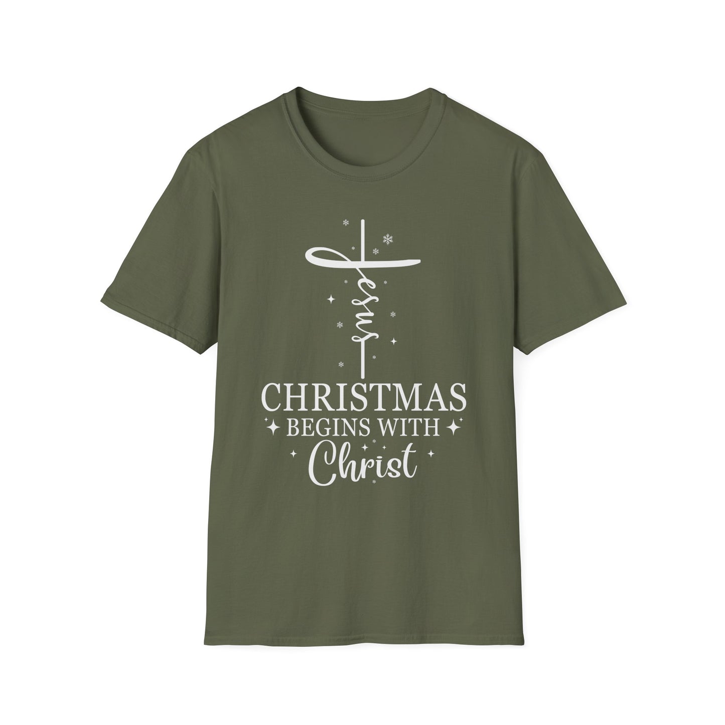 Christmas Begins With Christ T-Shirt
