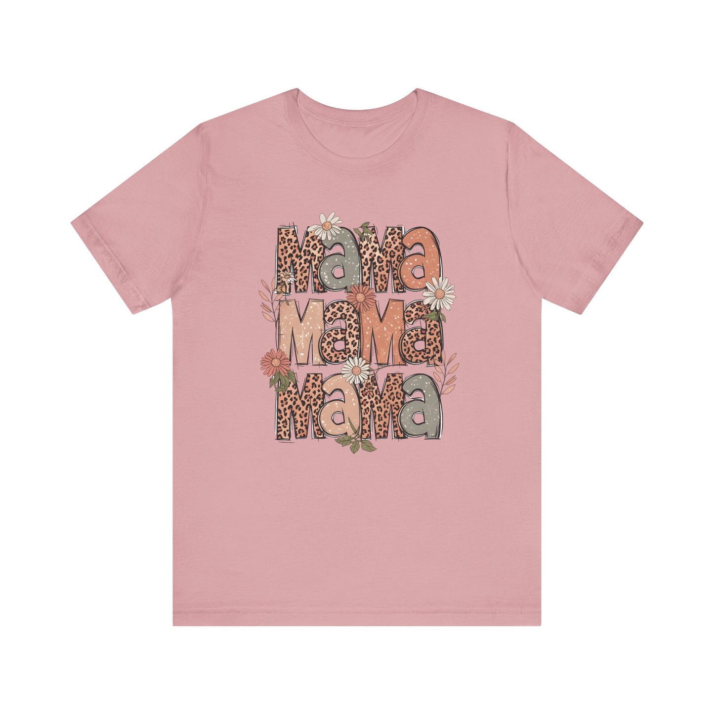 Floral Mama T-Shirt - Unisex Jersey Short Sleeve Tee for Mother's Day