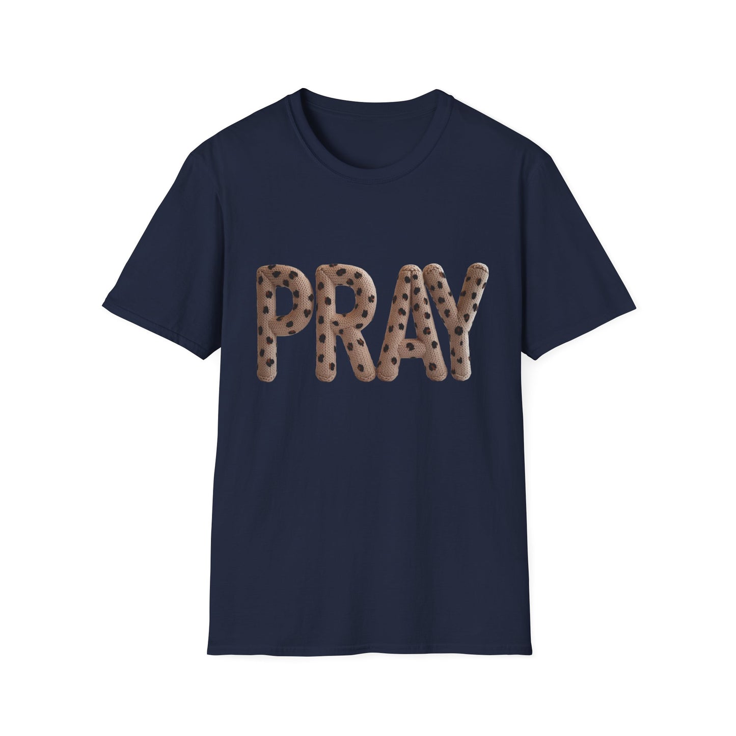 PRAY Leopard Print T-Shirt — Inspirational Faith Graphic Tee